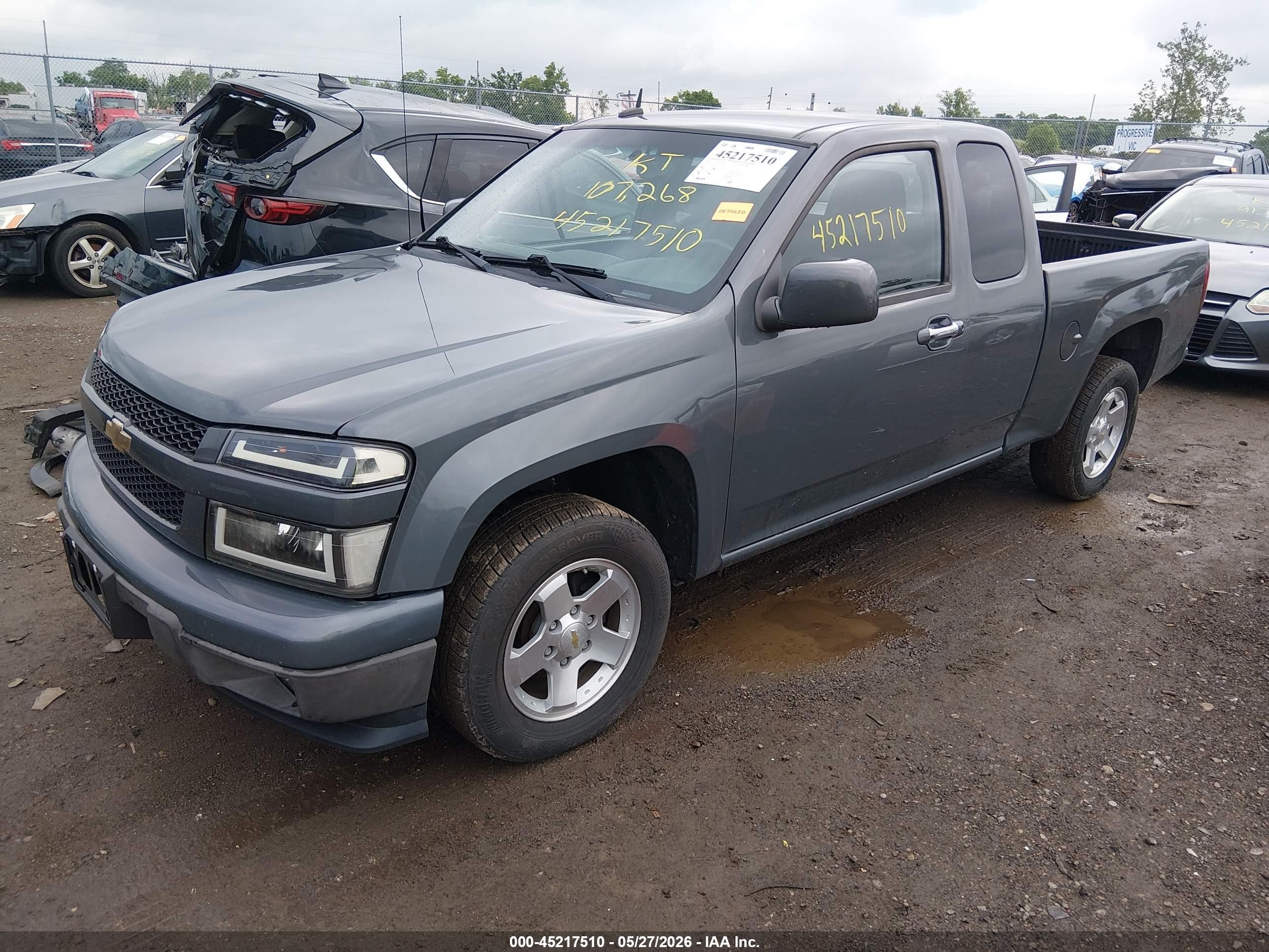 2012 Chevrolet Colorado 1lt Gray vin: 1GCESCF97C8127437