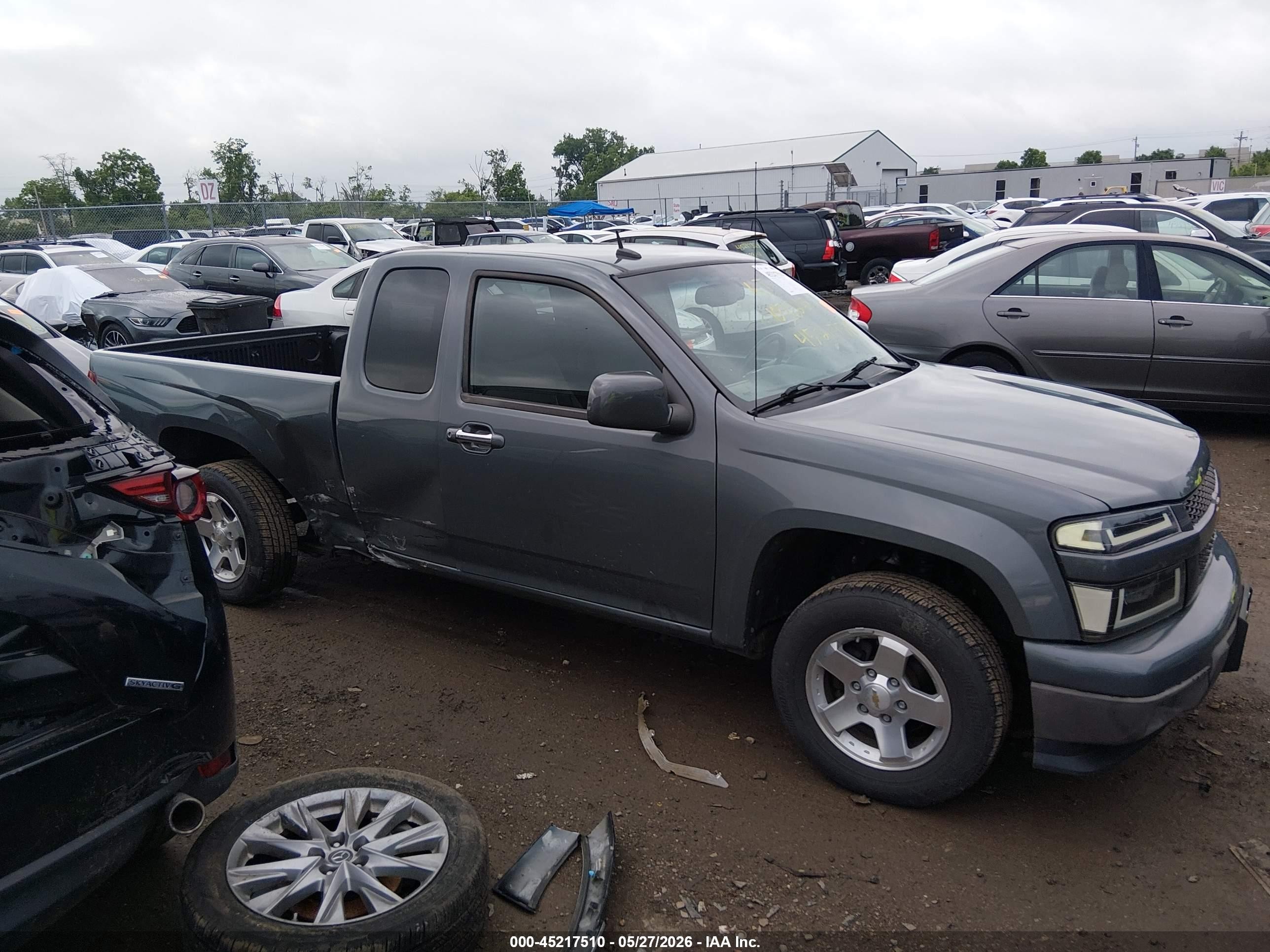 2012 Chevrolet Colorado 1lt Gray vin: 1GCESCF97C8127437
