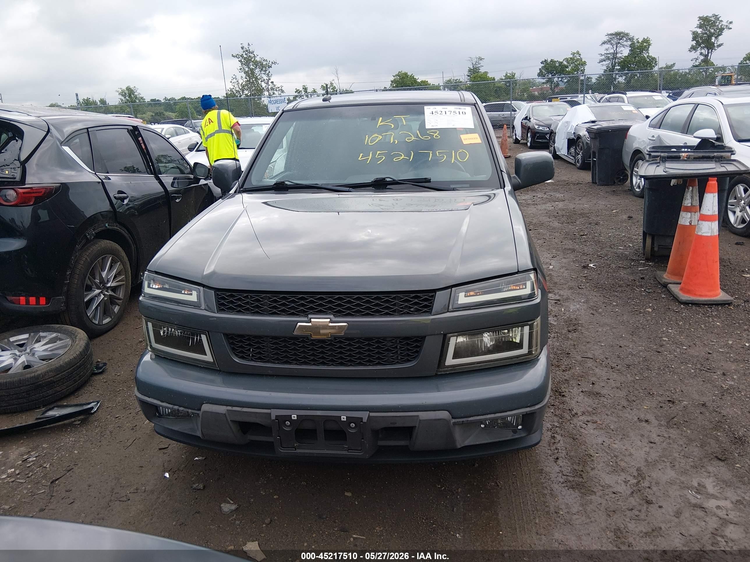 2012 Chevrolet Colorado 1lt Gray vin: 1GCESCF97C8127437