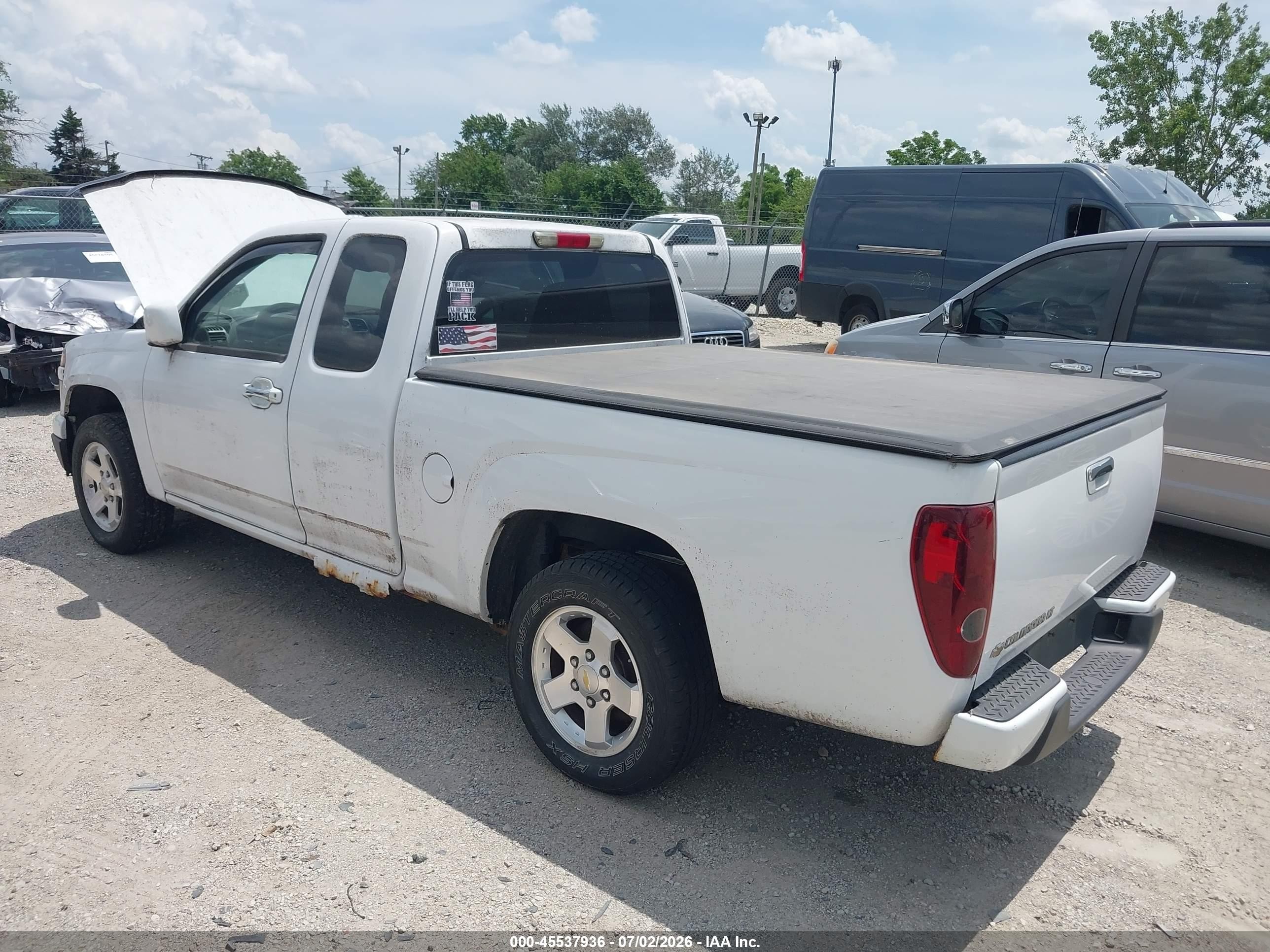 2012 Chevrolet Colorado Lt W/1lt White vin: 1GCESCF9XC8133068