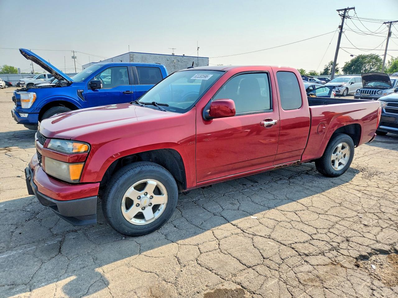 2011 Chevrolet Colorado Lt Burgundy vin: 1GCESCFE8B8107533