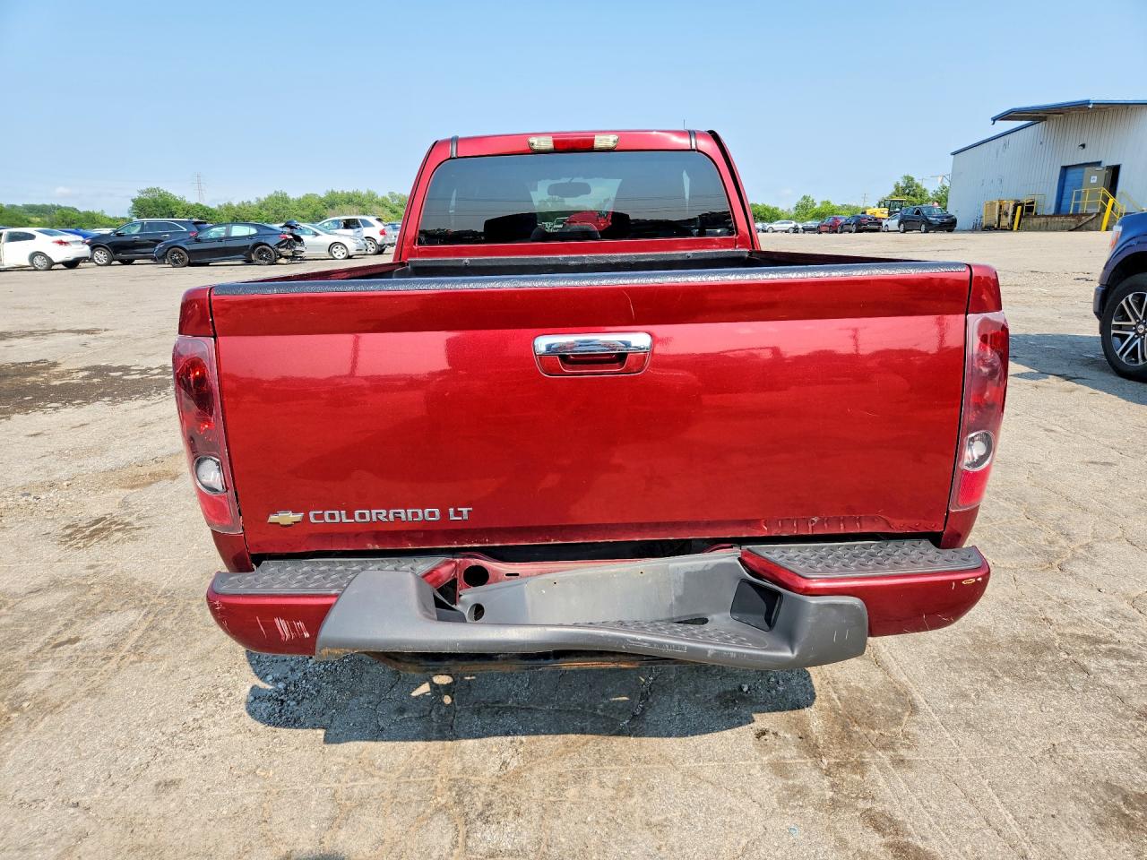 2011 Chevrolet Colorado Lt Burgundy vin: 1GCESCFE8B8107533