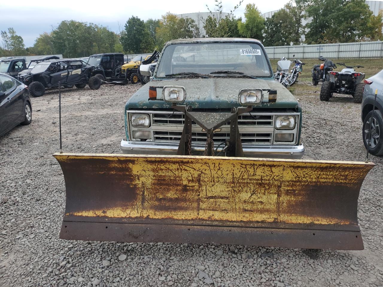 1987 Chevrolet V10 Green vin: 1GCEV14H7HF350702