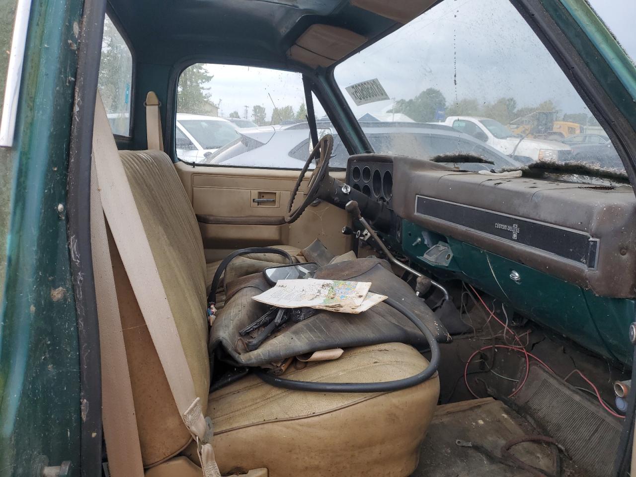 1987 Chevrolet V10 Green vin: 1GCEV14H7HF350702