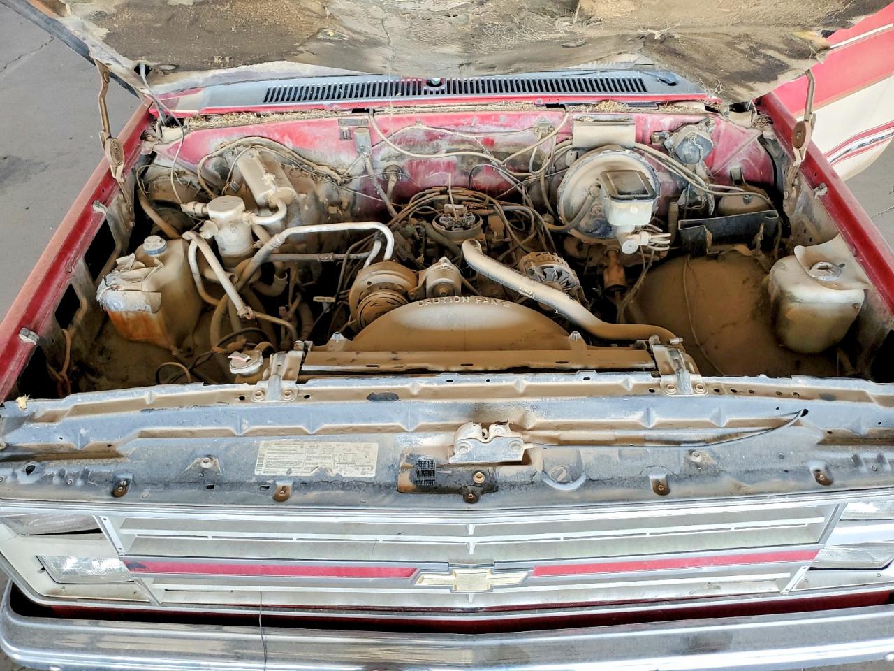 1987 Chevrolet Suburban V10 Желто-коричневый vin: 1GCEV16K4HF115571