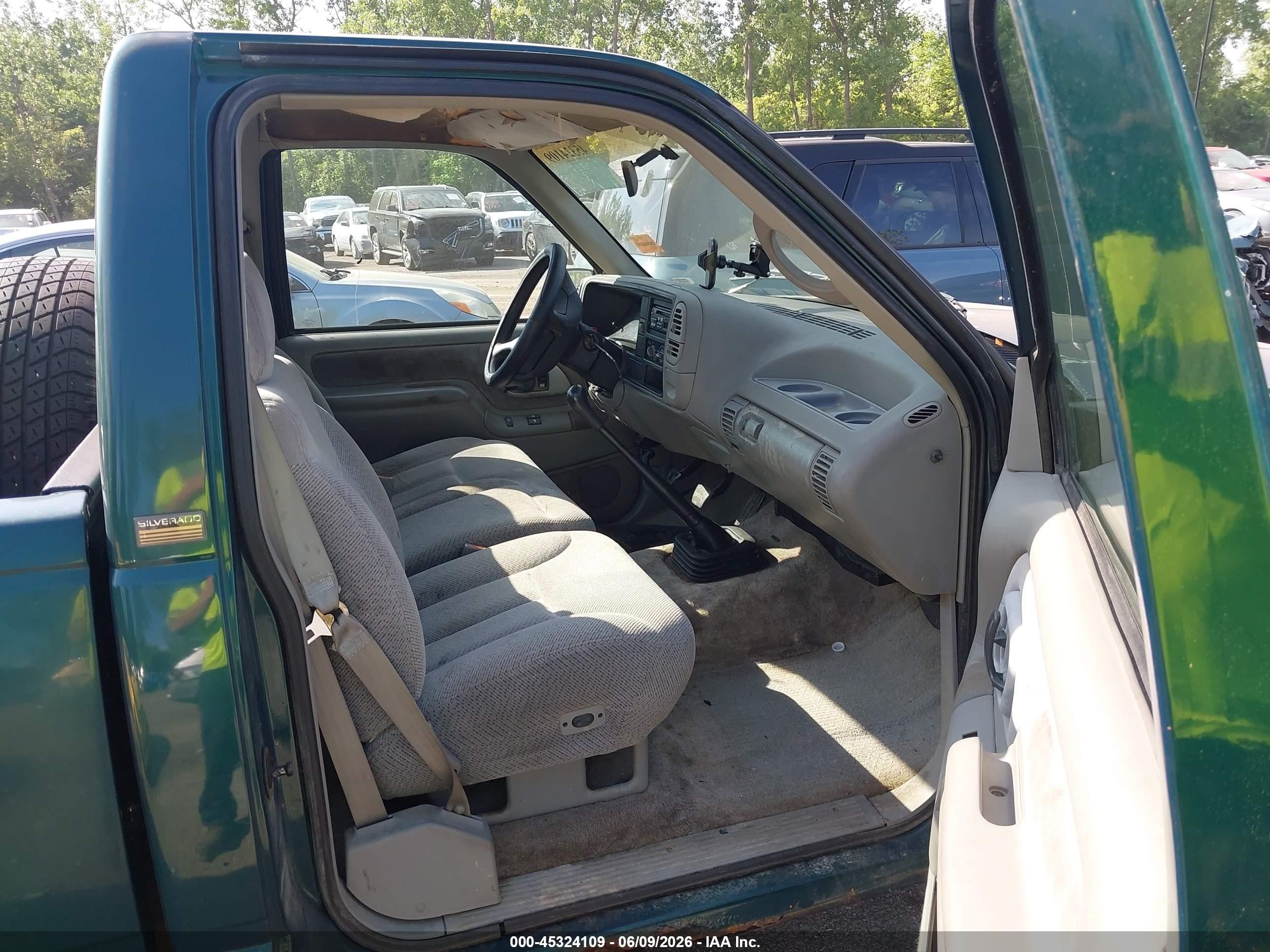 1995 Chevrolet Gmt-400 C2500 Green vin: 1GCFC24K1SZ147709