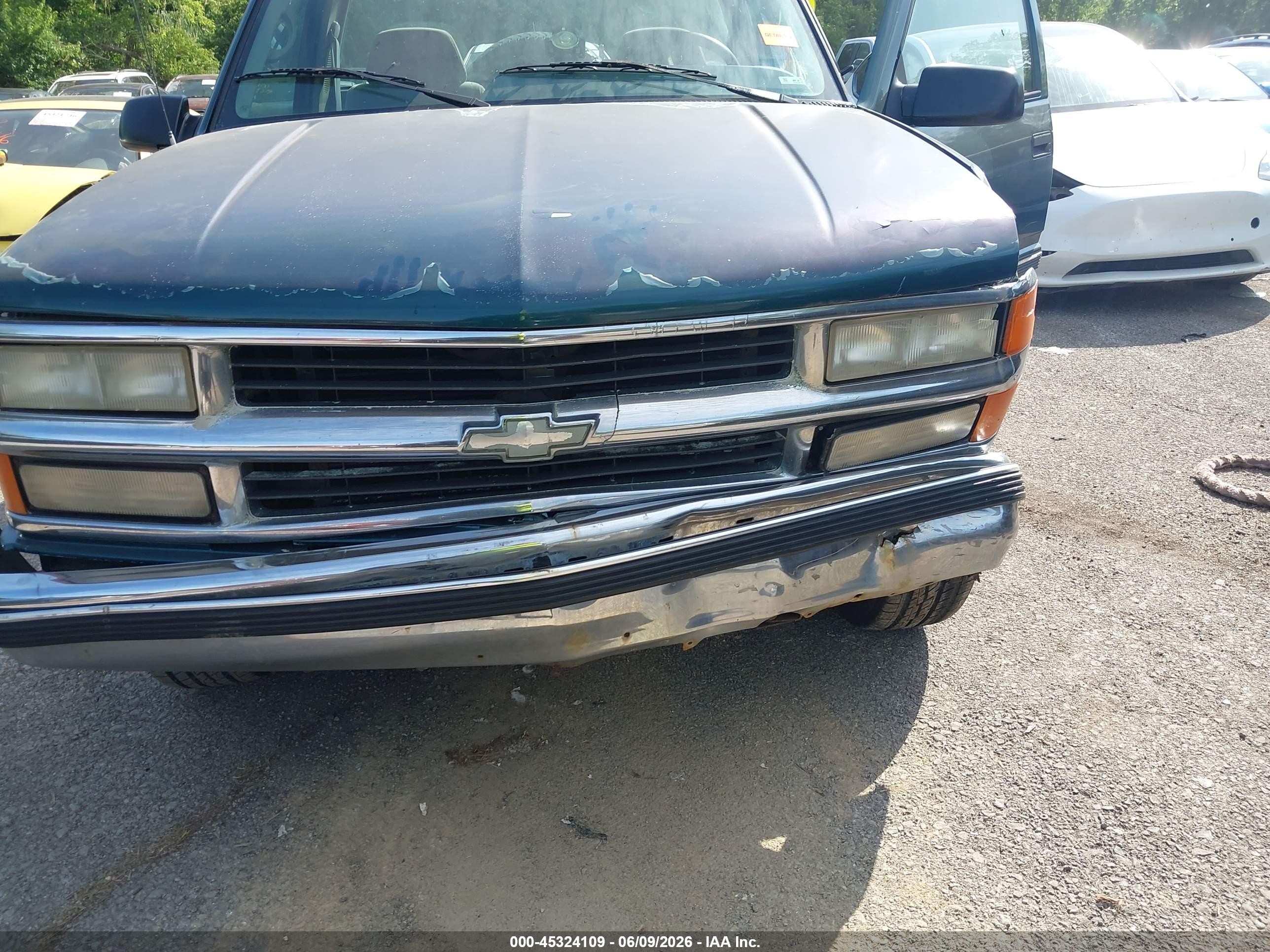 1995 Chevrolet Gmt-400 C2500 Green vin: 1GCFC24K1SZ147709