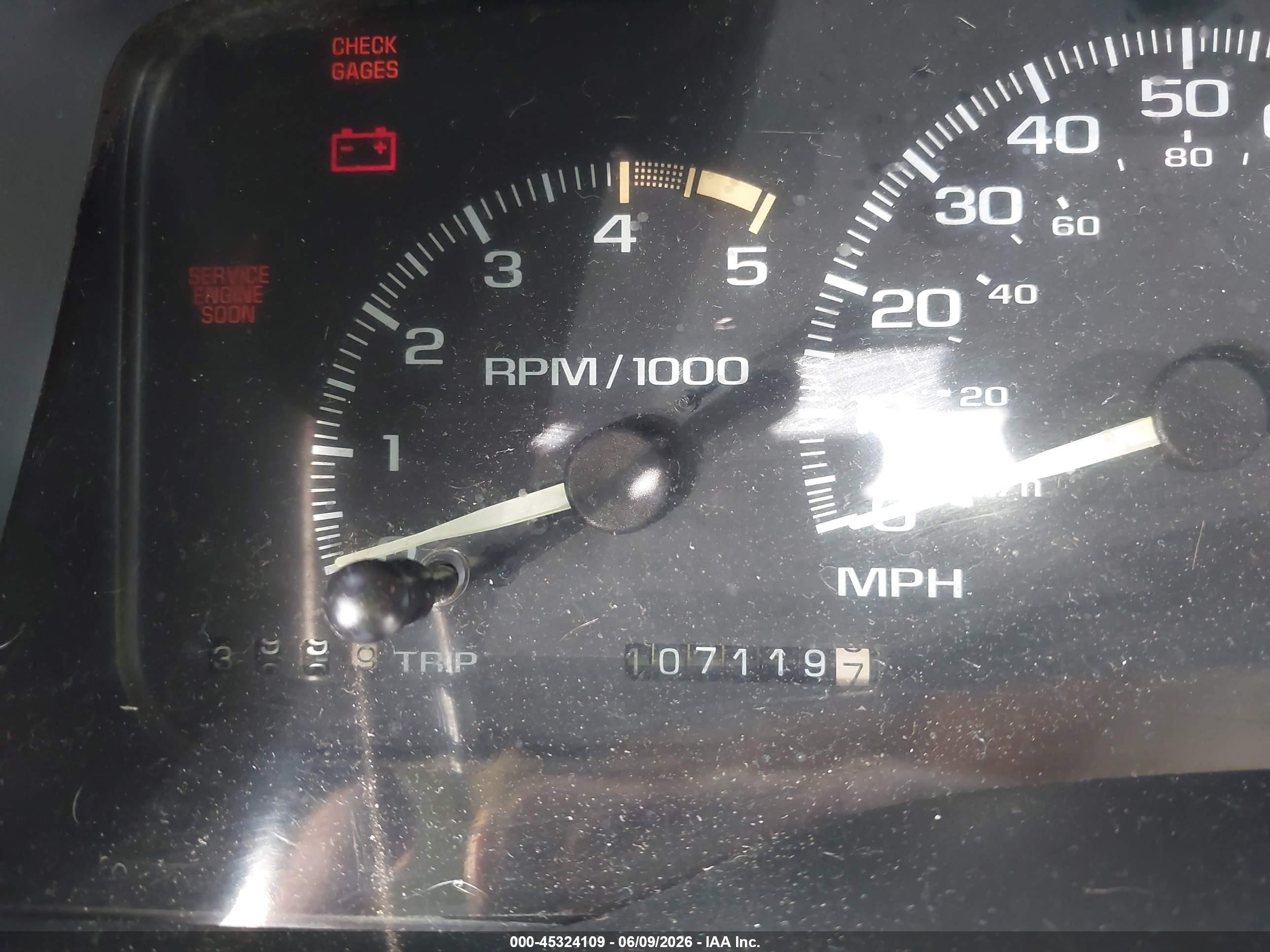 1995 Chevrolet Gmt-400 C2500 Green vin: 1GCFC24K1SZ147709