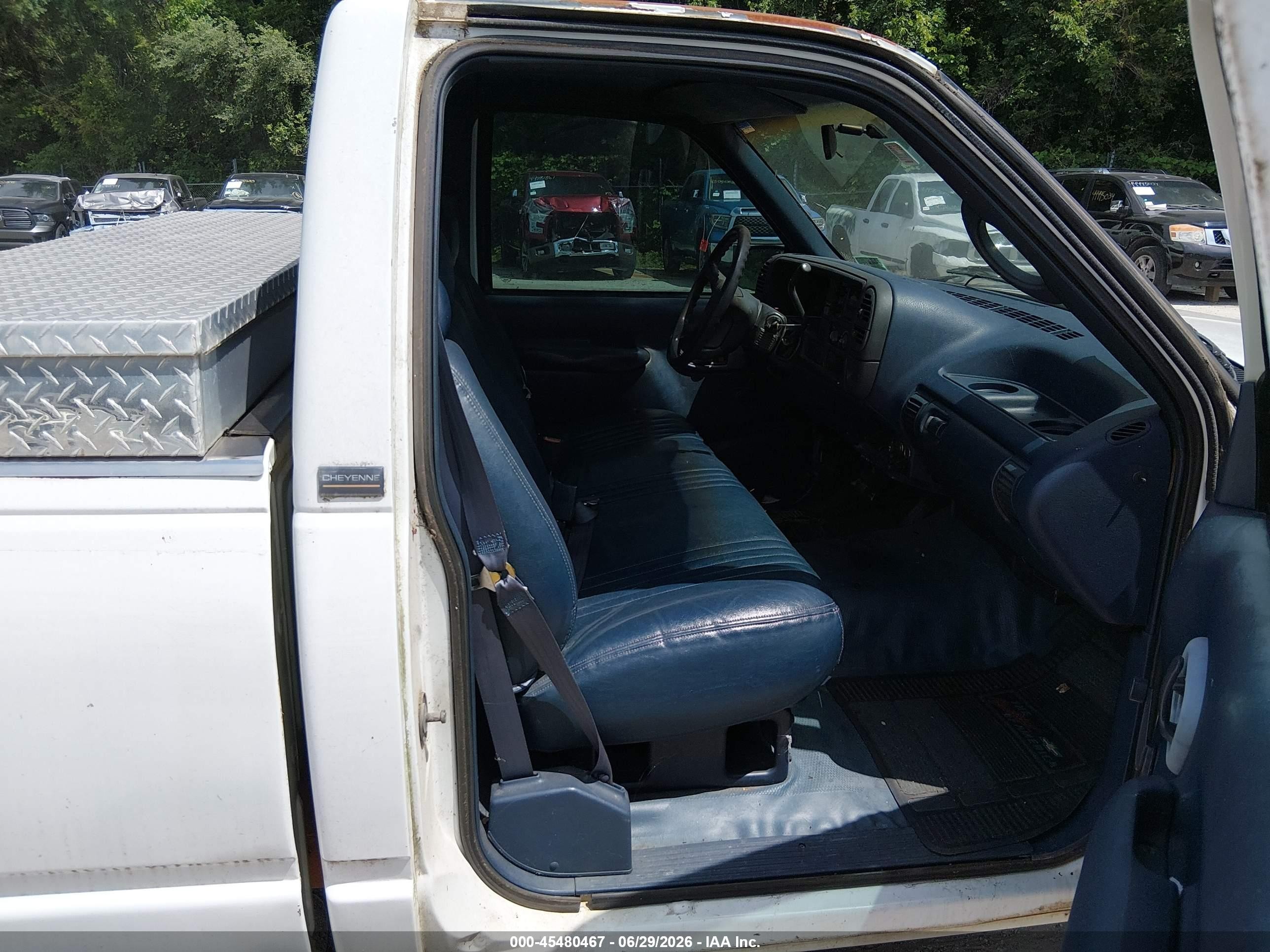 1995 Chevrolet Gmt-400 C2500 White vin: 1GCFC24K4SZ100531