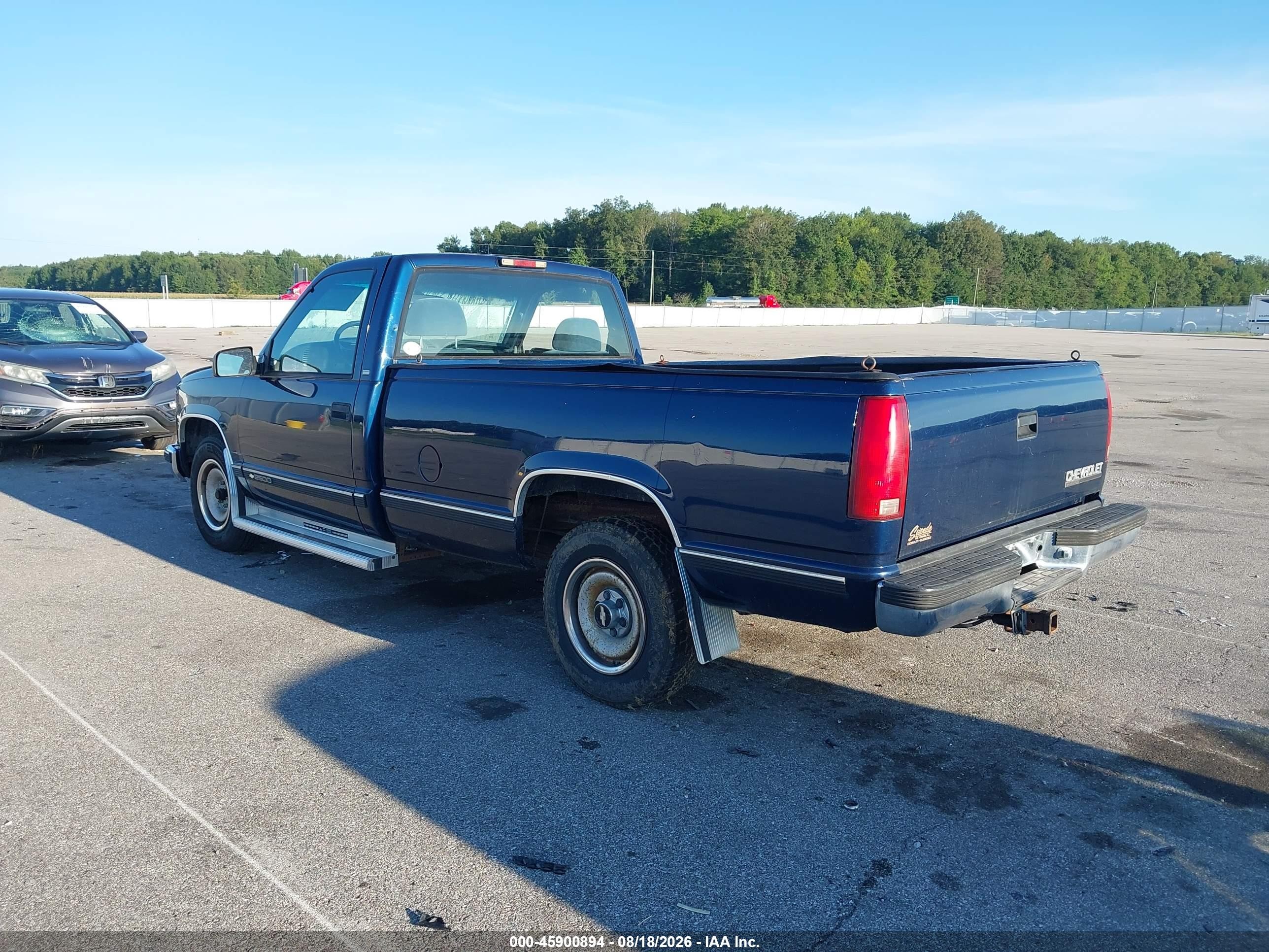 1998 Chevrolet C/k 2500 Hd Fleetside Blue vin: 1GCFC24R1WZ144988
