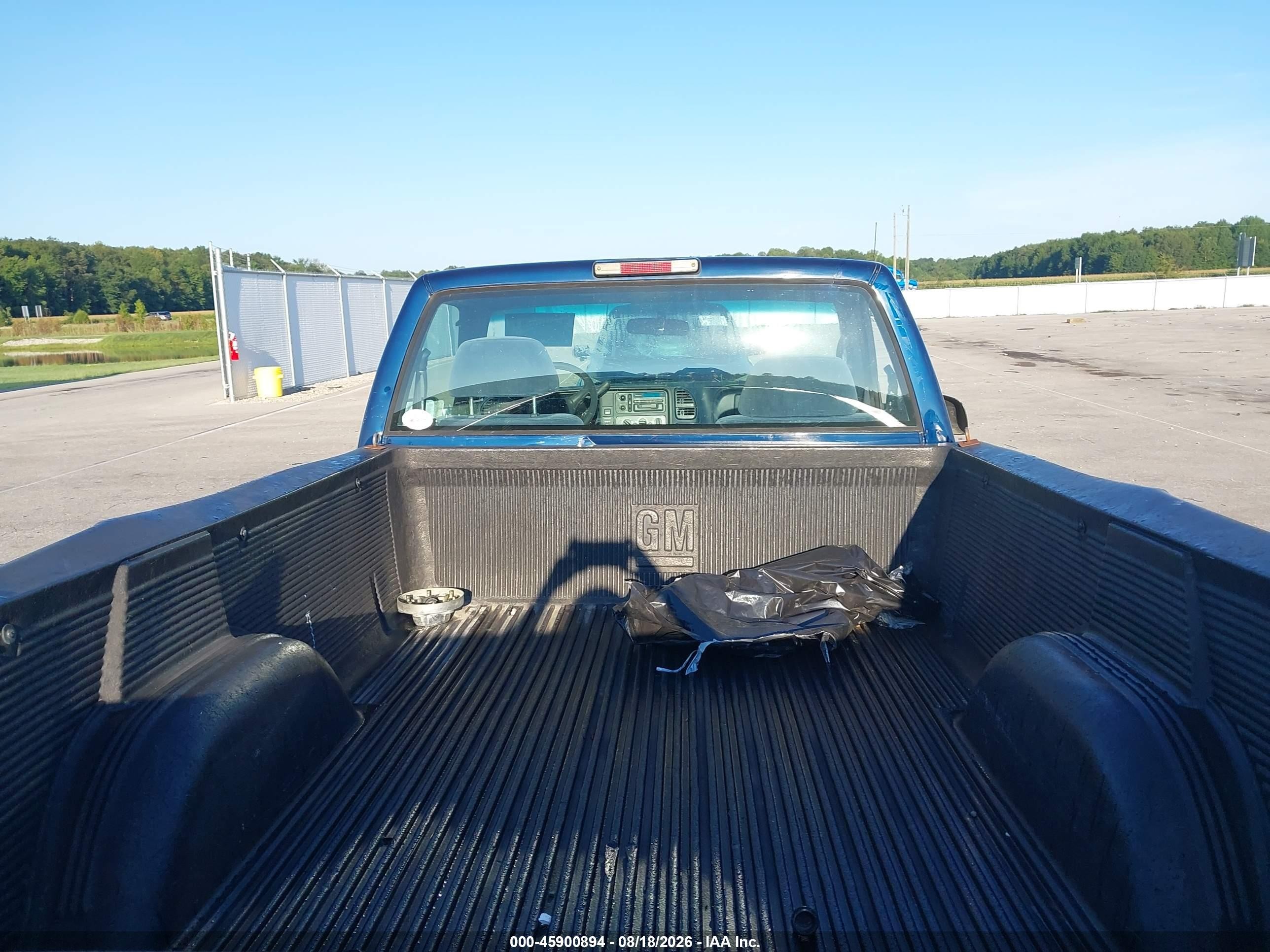 1998 Chevrolet C/k 2500 Hd Fleetside Blue vin: 1GCFC24R1WZ144988