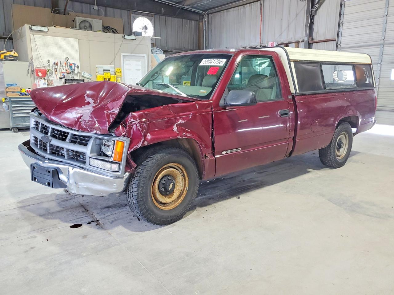 1995 Chevrolet Gmt-400 C2500 Maroon vin: 1GCFC24Z6SZ155530