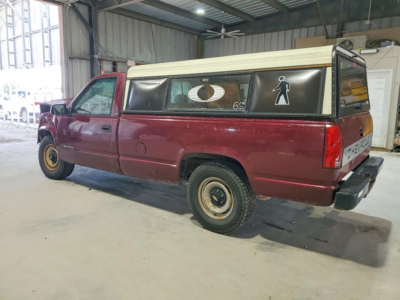 1995 Chevrolet Gmt-400 C2500 Maroon vin: 1GCFC24Z6SZ155530
