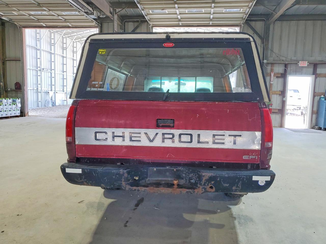 1995 Chevrolet Gmt-400 C2500 Maroon vin: 1GCFC24Z6SZ155530