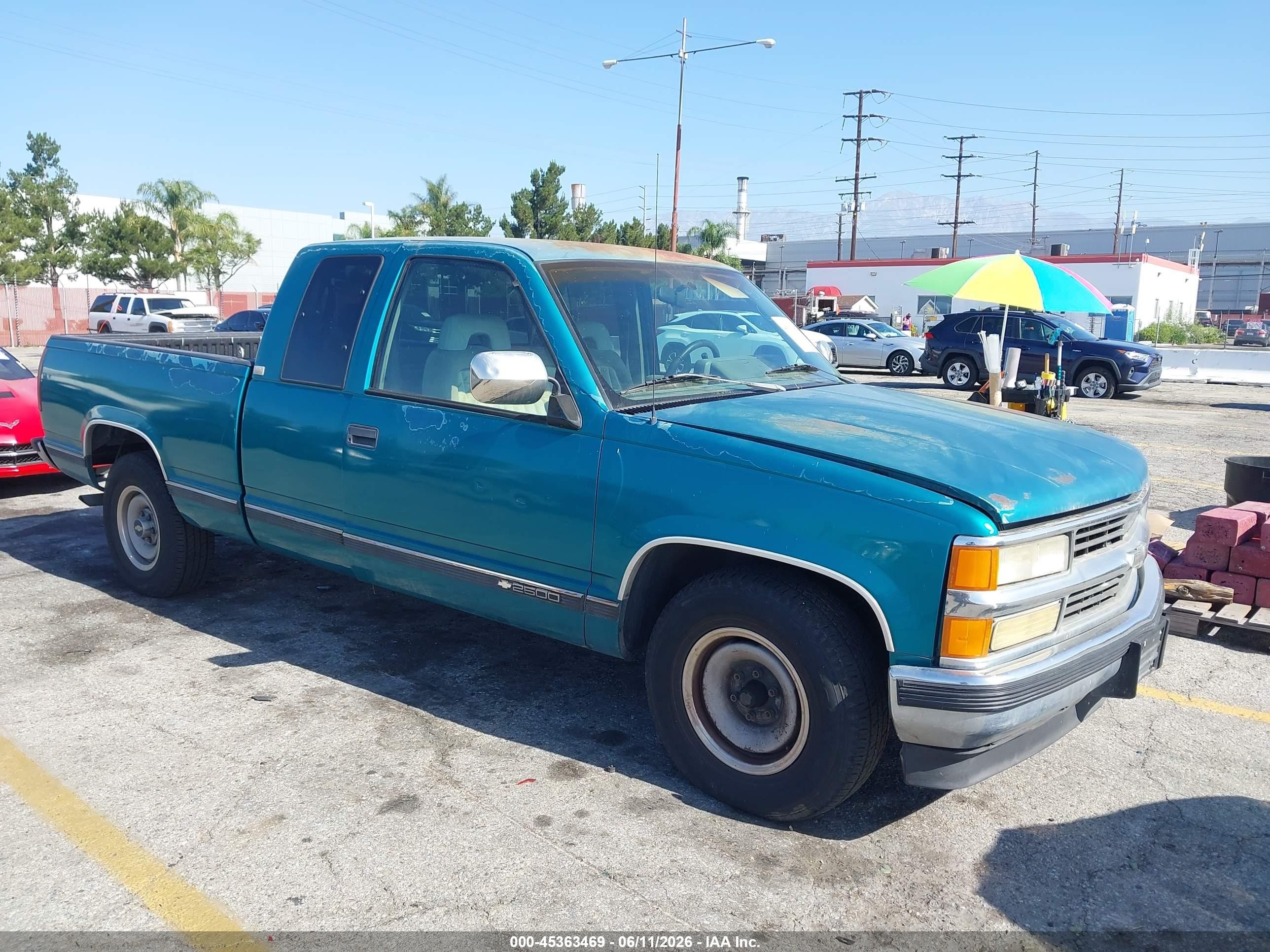 1994 Chevrolet Gmt-400 C2500 Green vin: 1GCFC29K0RE314152
