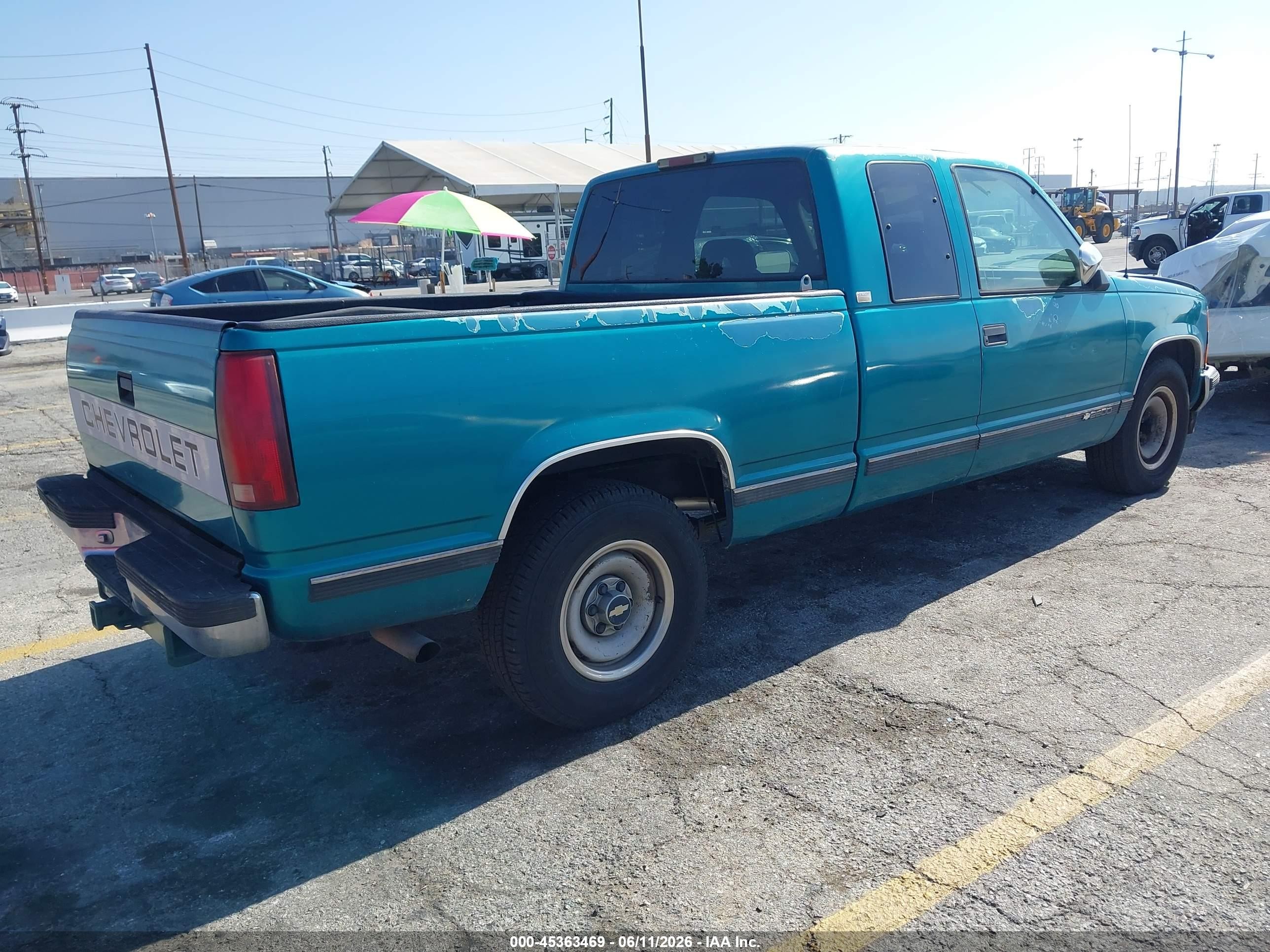 1994 Chevrolet Gmt-400 C2500 Green vin: 1GCFC29K0RE314152