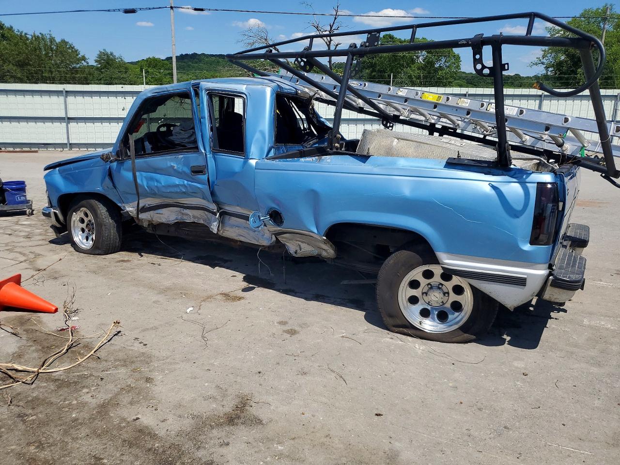 1997 Chevrolet Gmt-400 C2500 Blue vin: 1GCFC29R4VE193892
