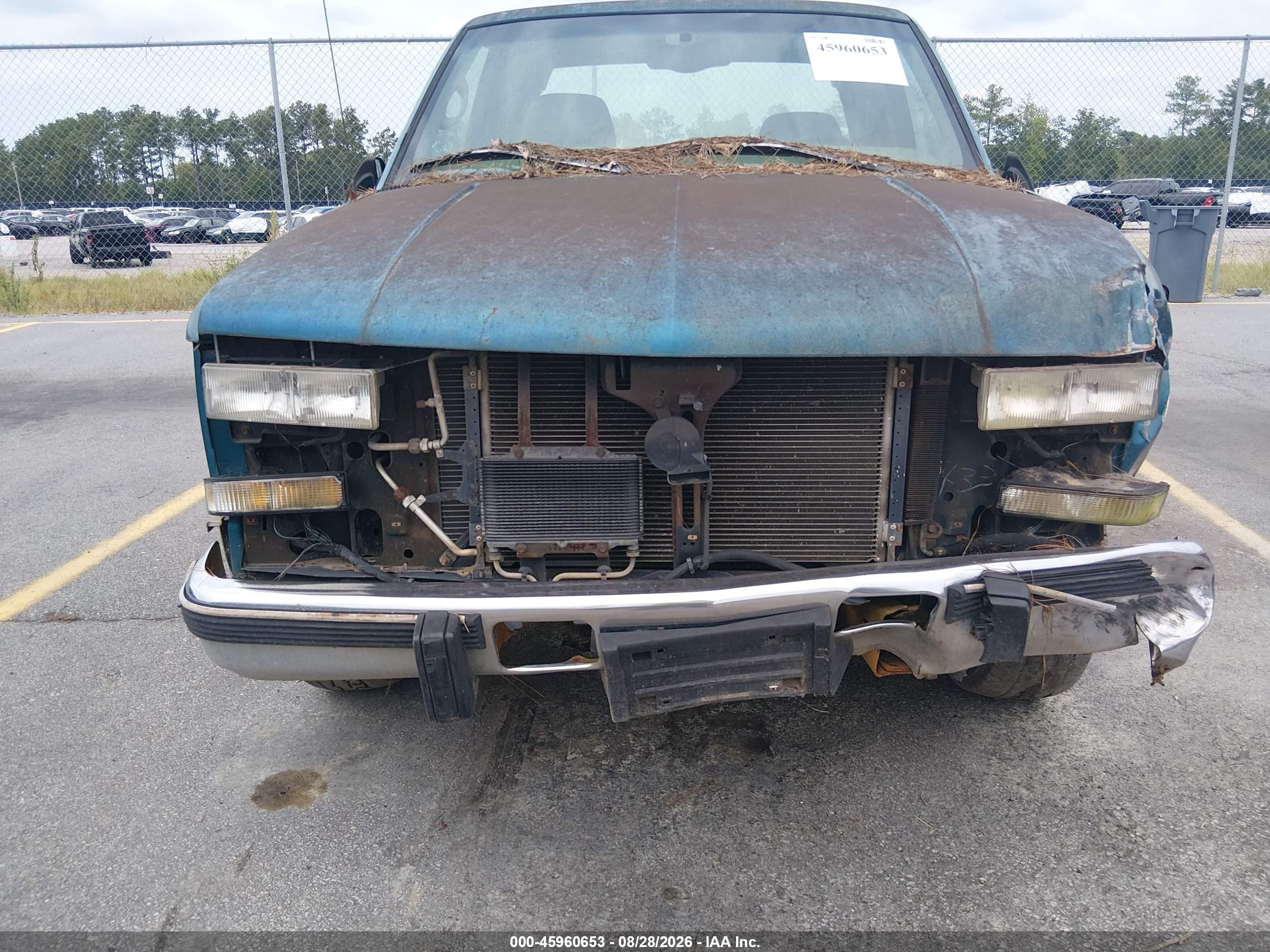 1998 Chevrolet C/k 2500 Fleetside Blue vin: 1GCFC29SXWE161999