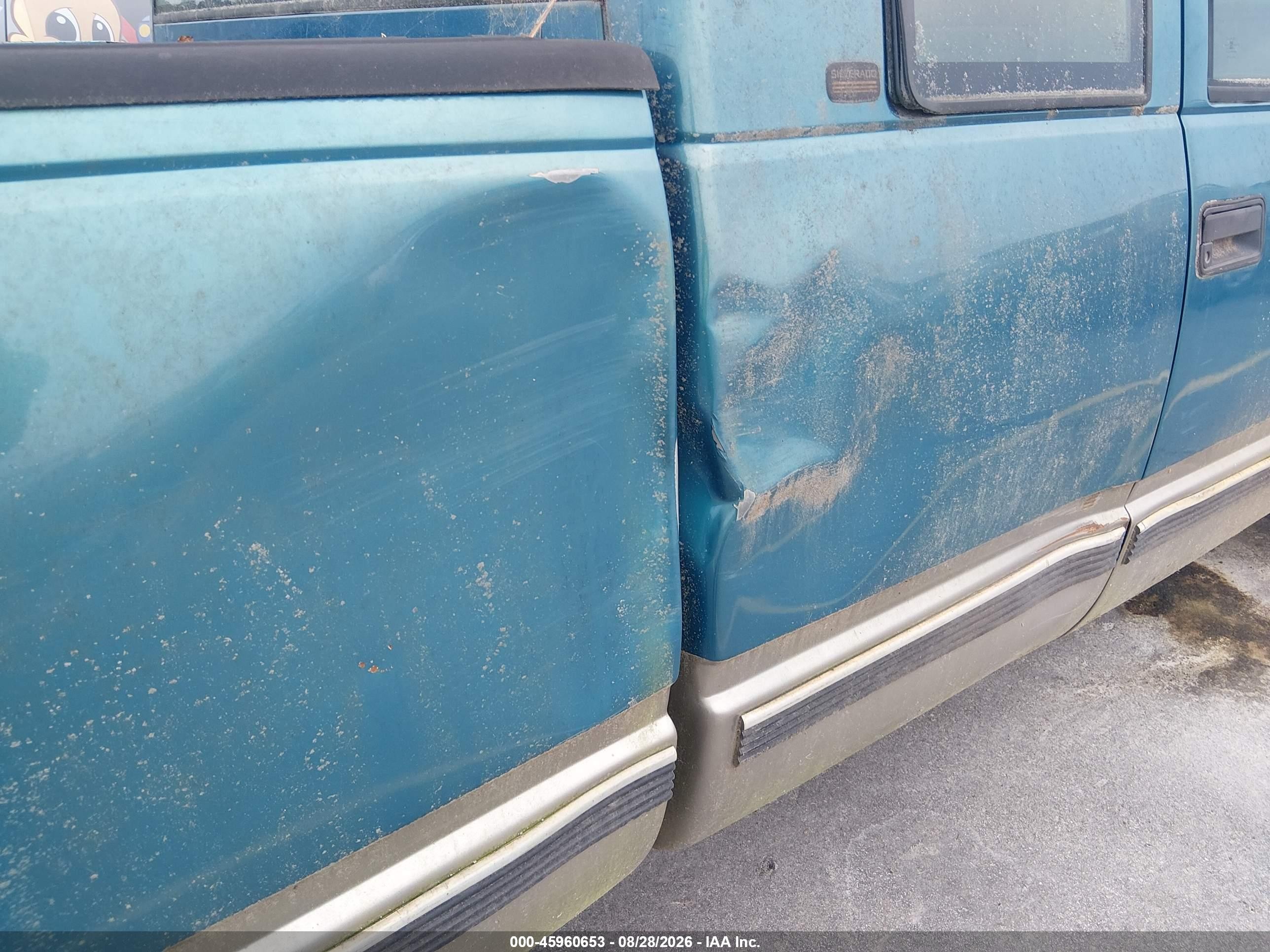 1998 Chevrolet C/k 2500 Fleetside Blue vin: 1GCFC29SXWE161999