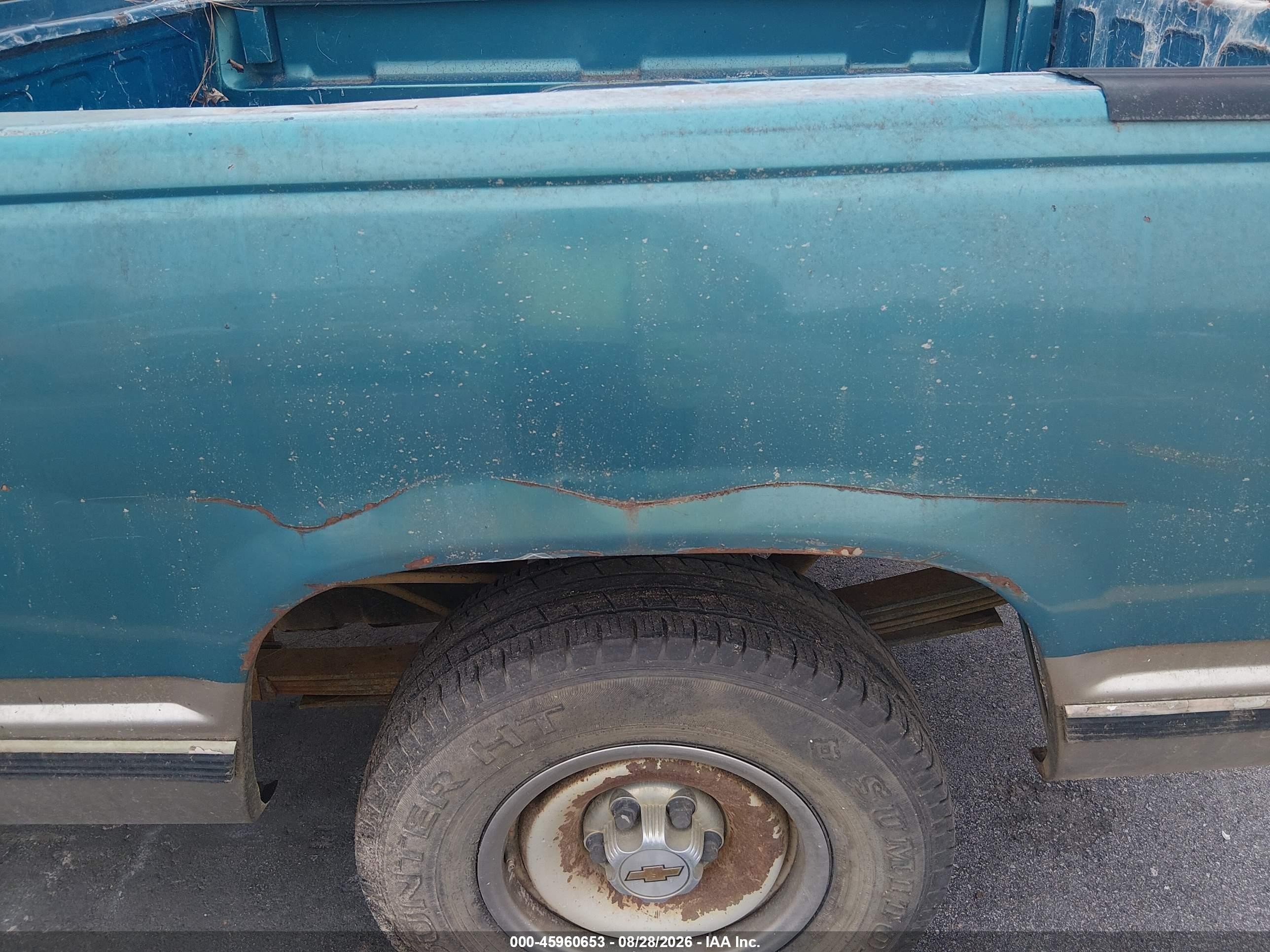 1998 Chevrolet C/k 2500 Fleetside Blue vin: 1GCFC29SXWE161999