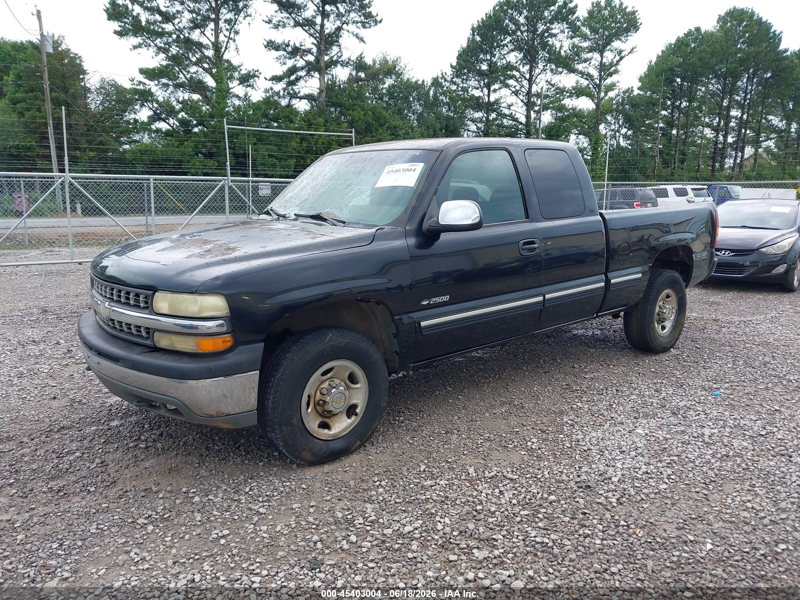 2000 Chevrolet Silverado 2500 Ls Черный vin: 1GCFC29T6YZ135999