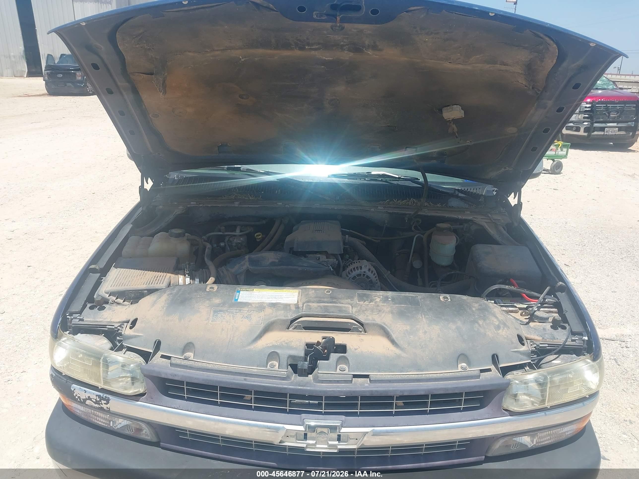 2000 Chevrolet Silverado 2500 Ls Dark Blue vin: 1GCFC29U8YZ125340