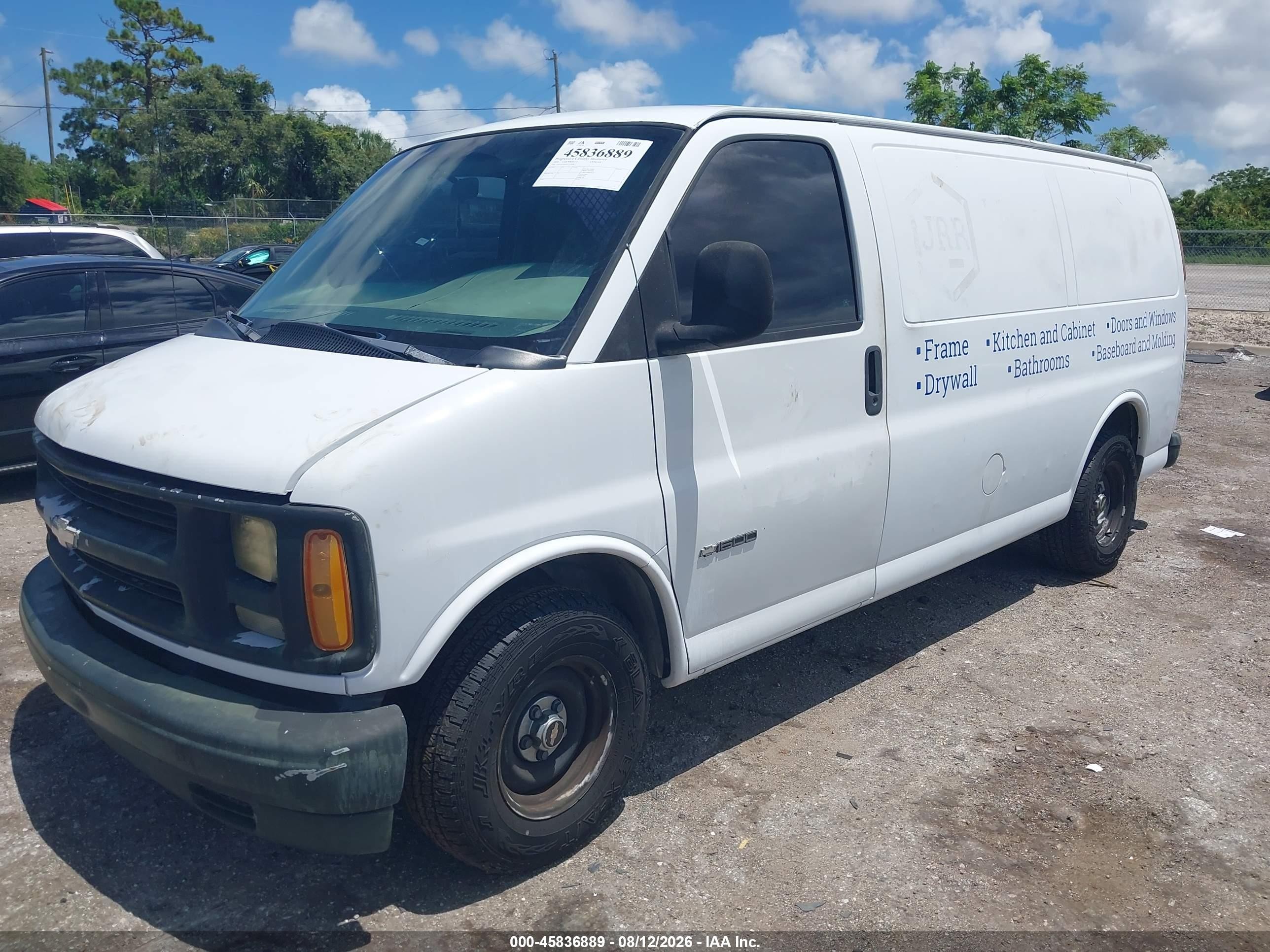 2000 Chevrolet Express   Белый vin: 1GCFG15MXY1124936