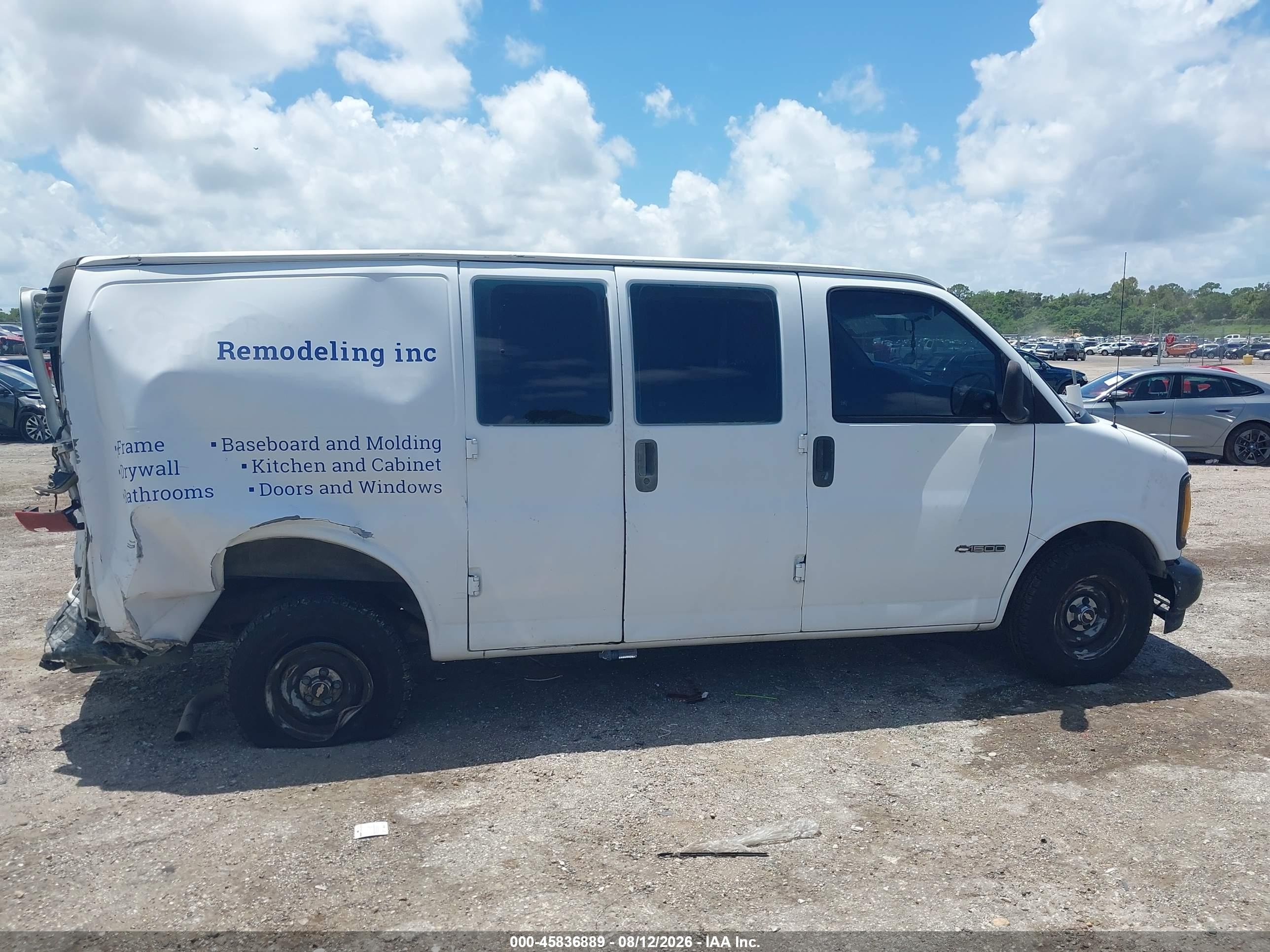 2000 Chevrolet Express   Белый vin: 1GCFG15MXY1124936