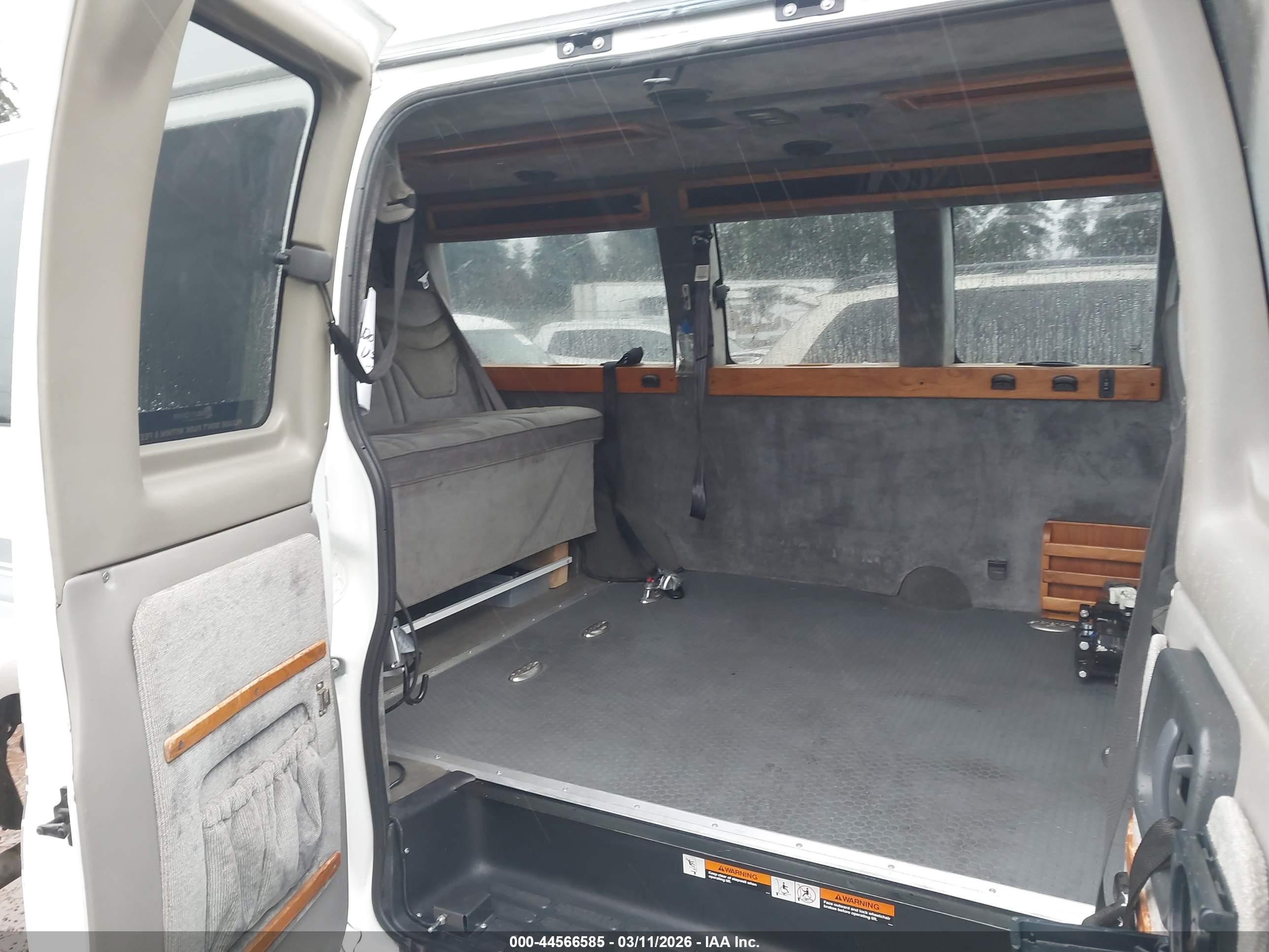 1999 Chevrolet Express   White vin: 1GCFG15R0X1082948