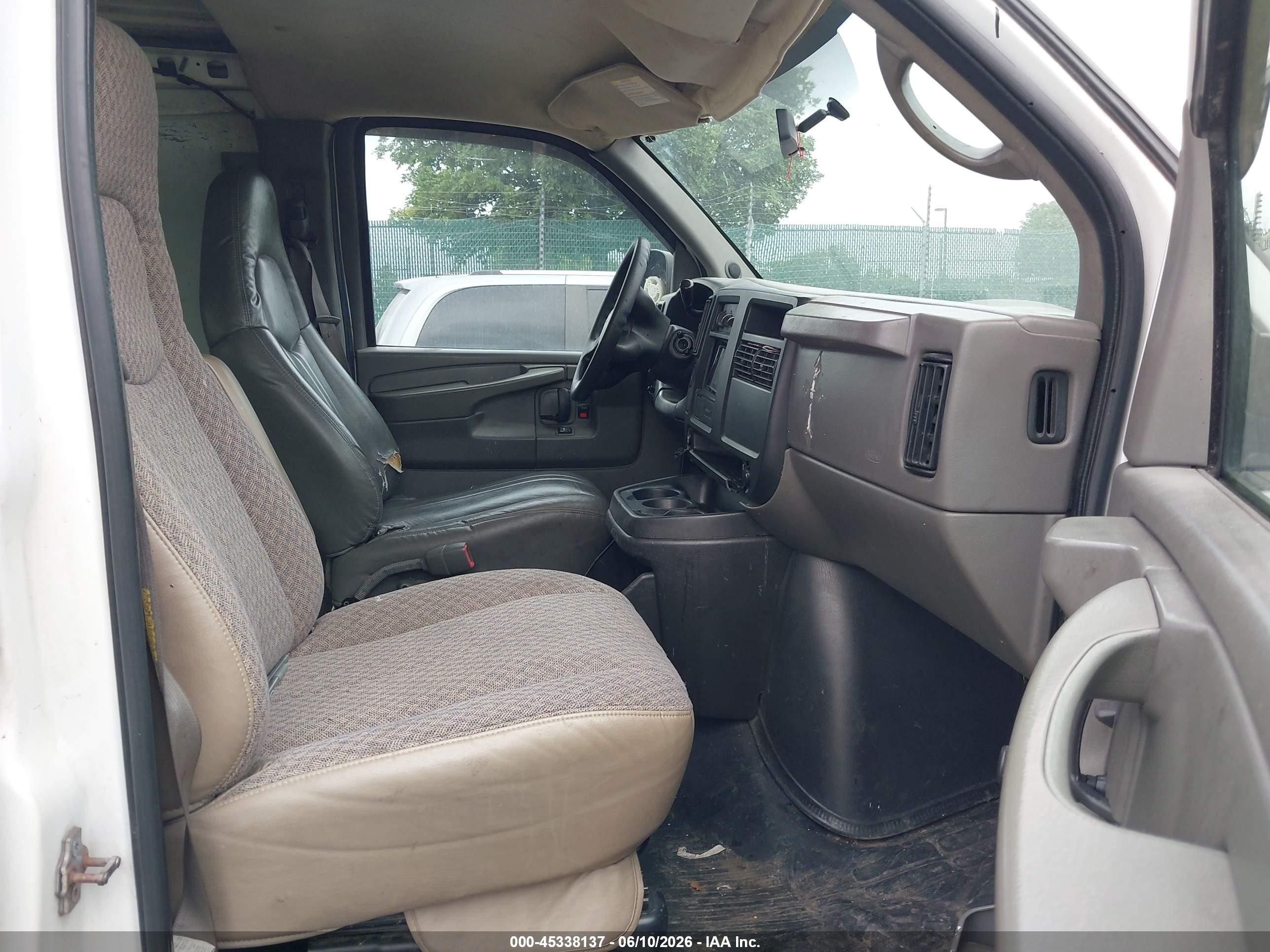 2006 Chevrolet Express Work Van Белый vin: 1GCFG15T461183078
