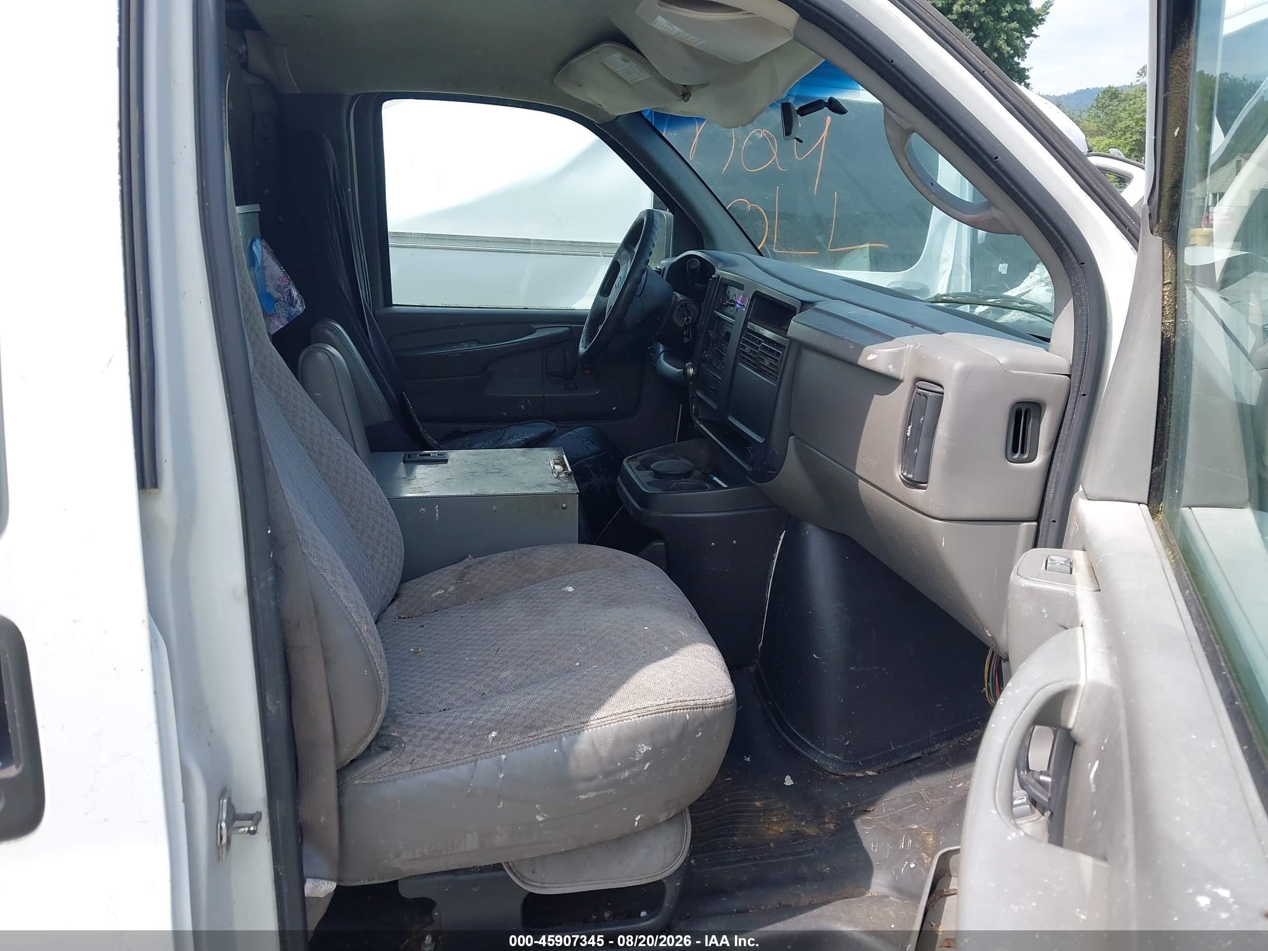 2007 Chevrolet Express Work Van Белый vin: 1GCFG15TX71239963