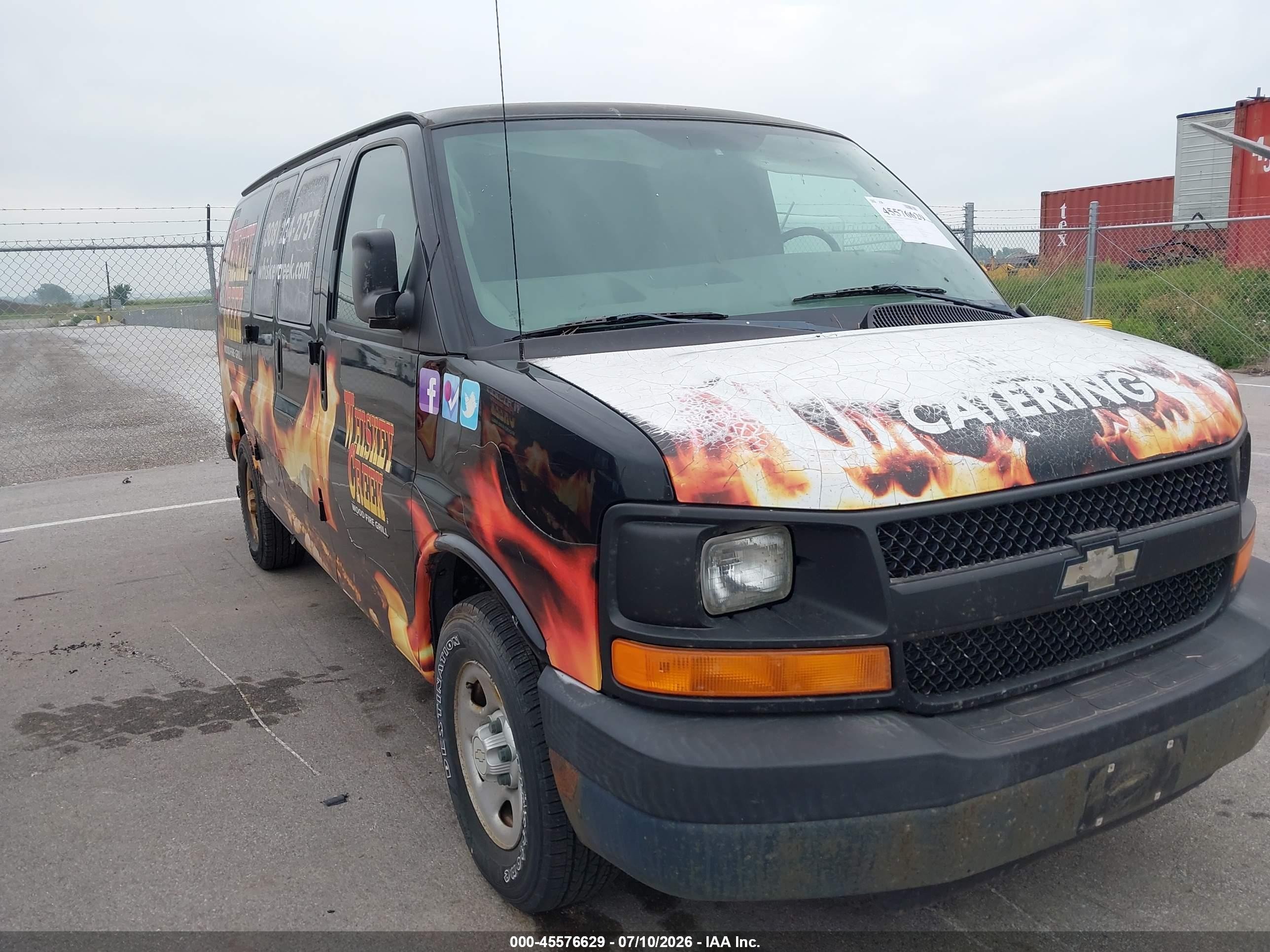 2006 Chevrolet Express Work Van Black vin: 1GCFG15X261104493