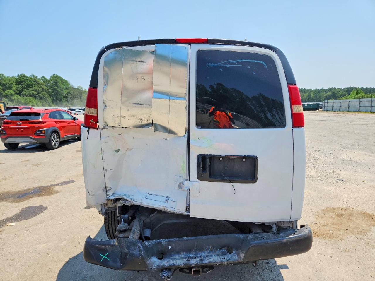 2006 Chevrolet Express G1500 White vin: 1GCFG15X361274720