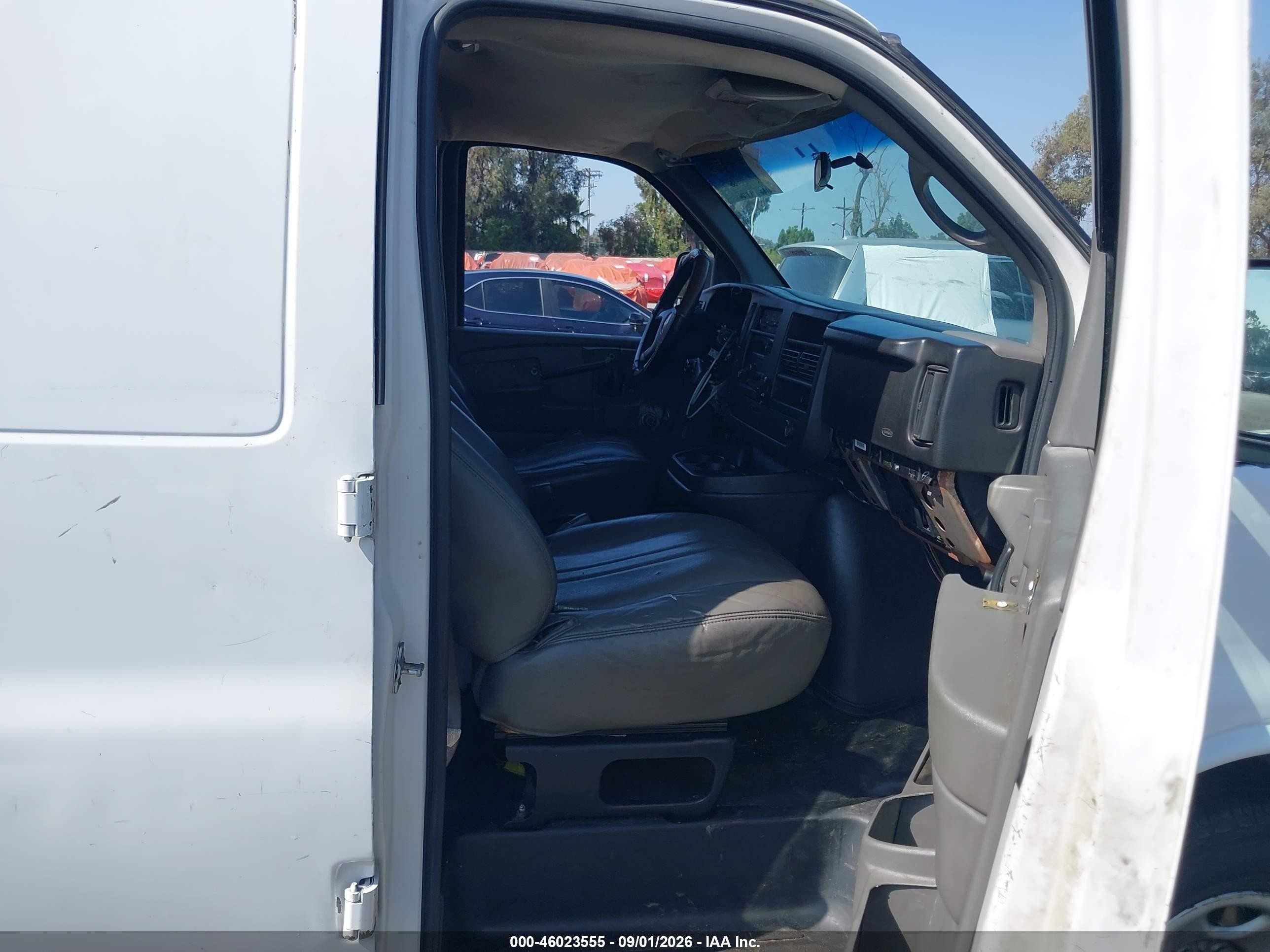 2008 Chevrolet Express Work Van White vin: 1GCFG15X381154323