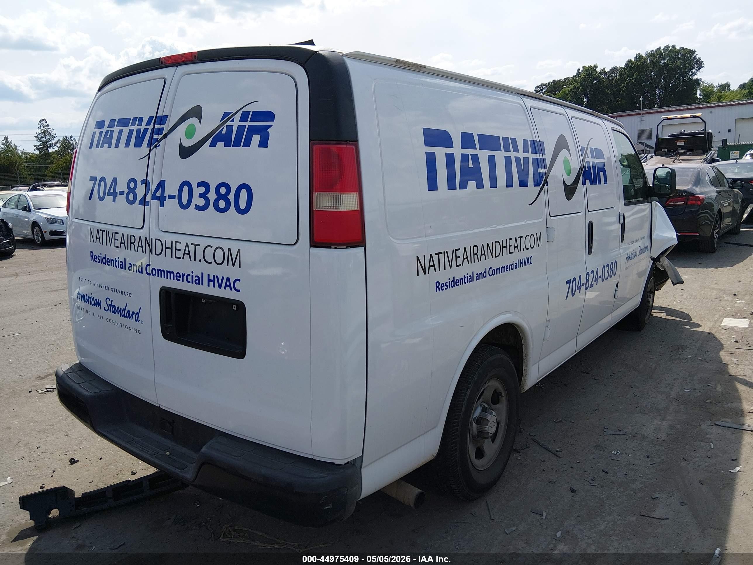 2006 Chevrolet Express Work Van Белый vin: 1GCFG15XX61175134