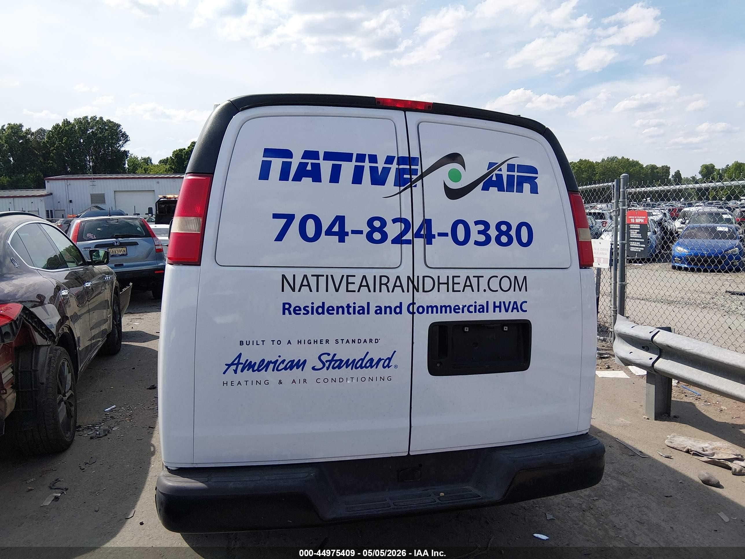 2006 Chevrolet Express Work Van Белый vin: 1GCFG15XX61175134