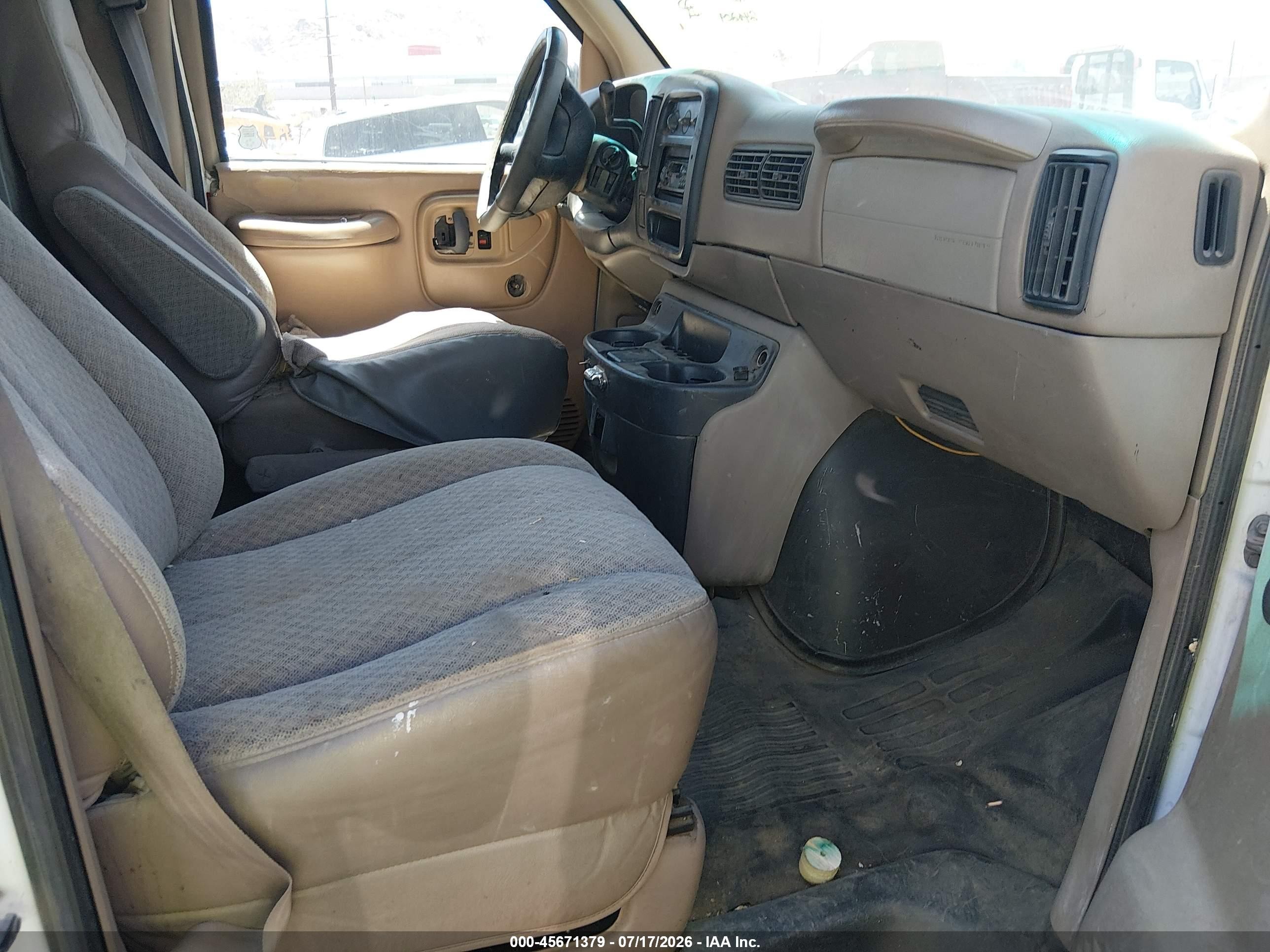 1997 Chevrolet Chevy G2500 White vin: 1GCFG25M2V1015078