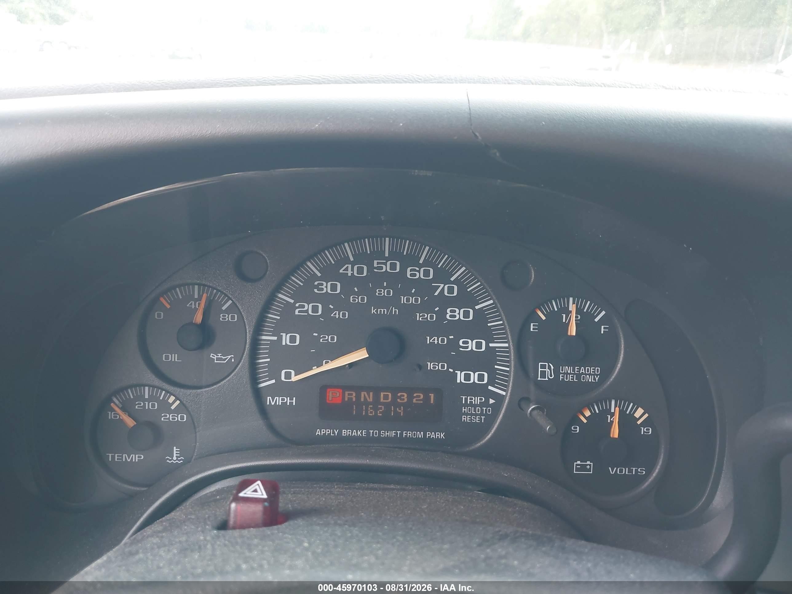 2002 Chevrolet Express   Tan vin: 1GCFG25M421198057