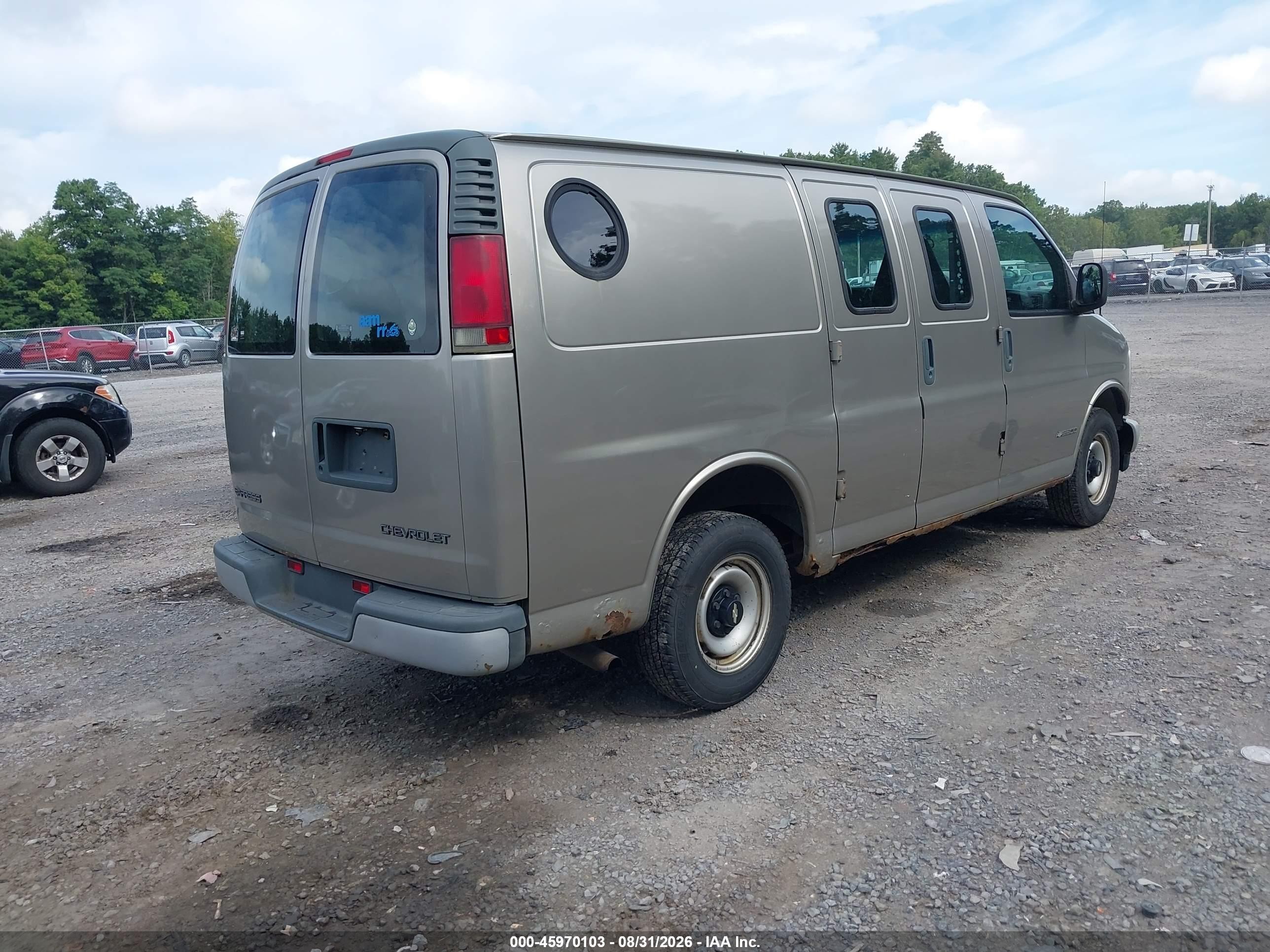 2002 Chevrolet Express   Tan vin: 1GCFG25M421198057
