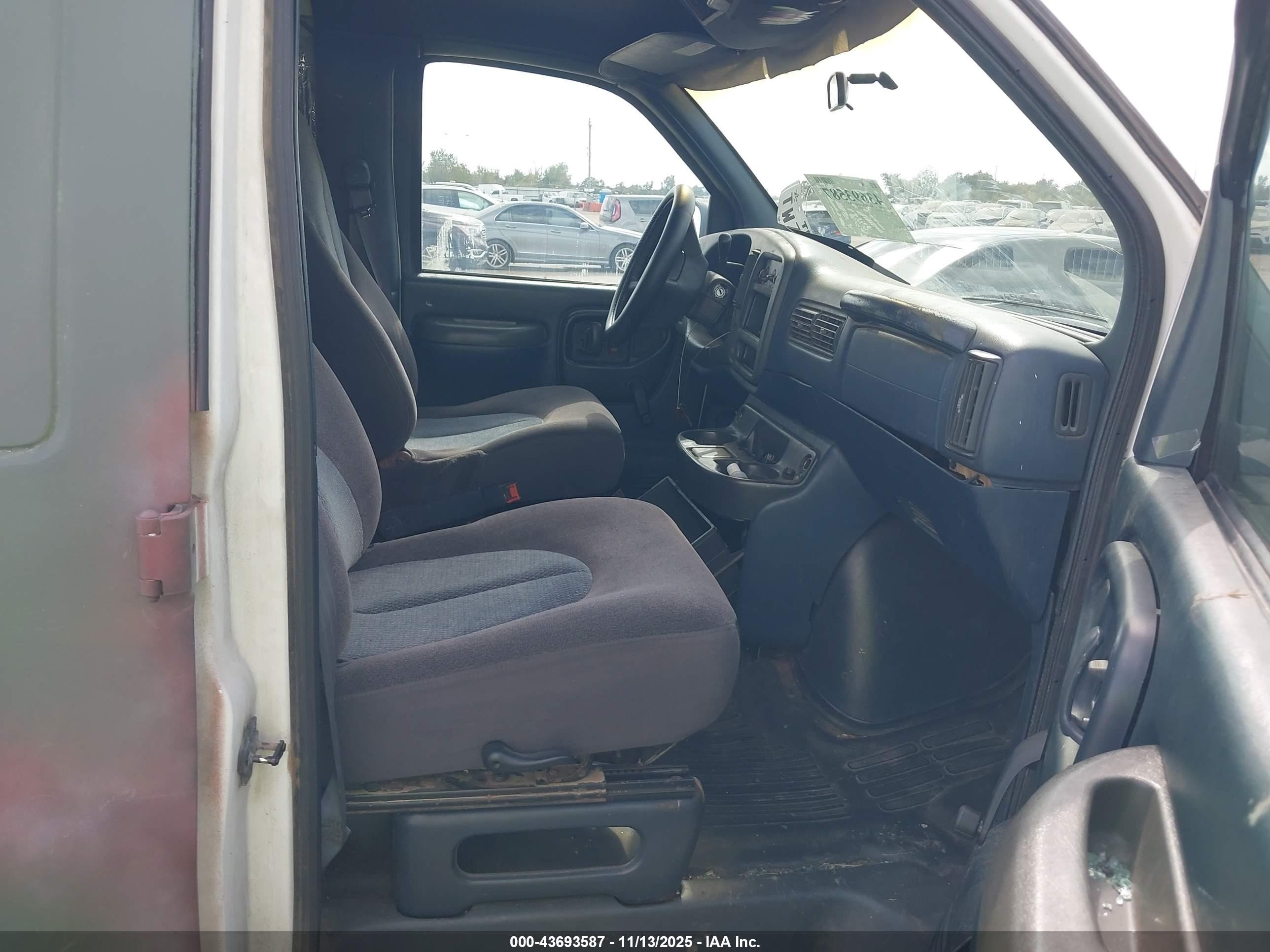 1998 Chevrolet Chevy Van G2500 White vin: 1GCFG25M6W1085524