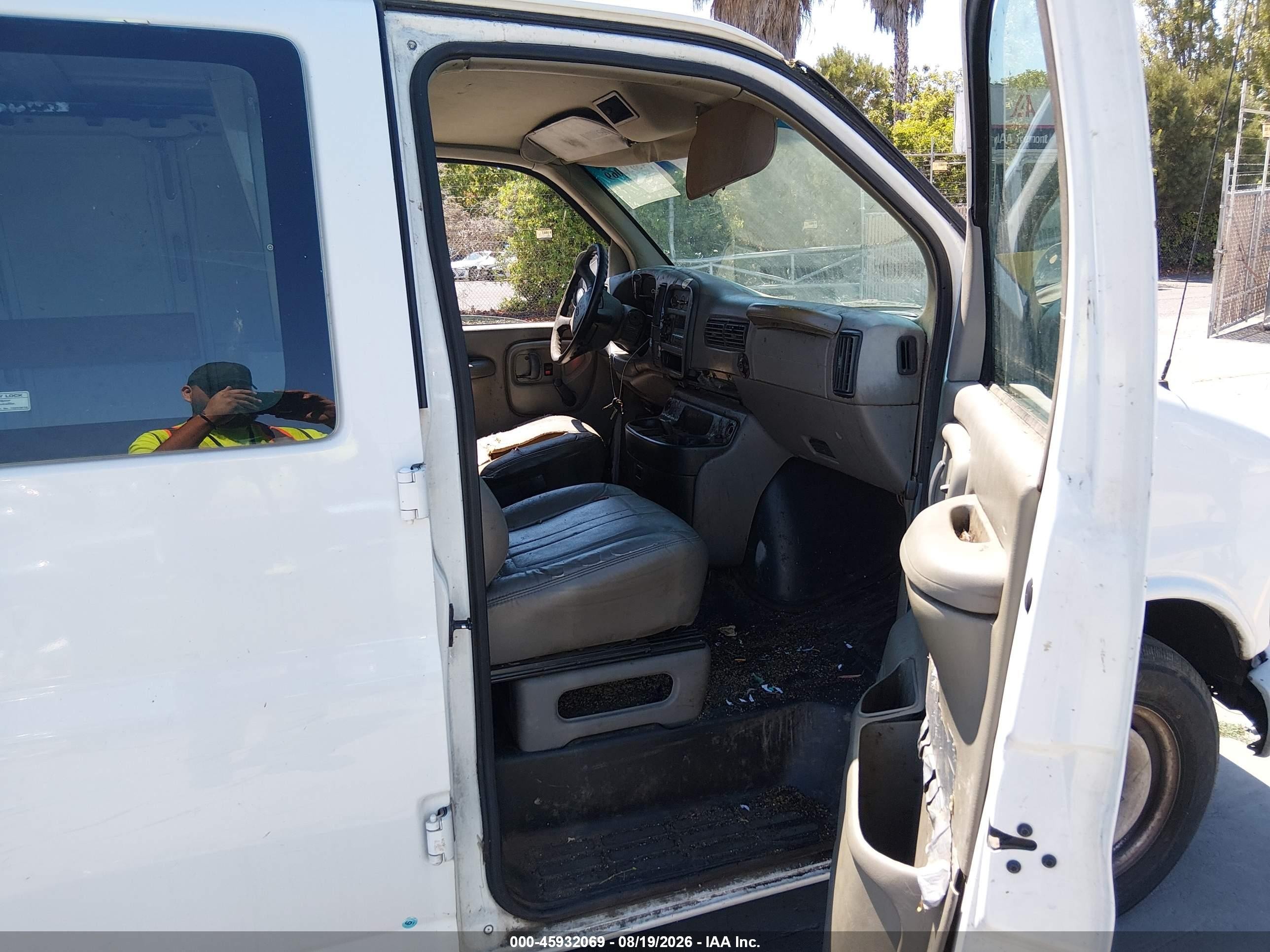2000 Chevrolet Express   White vin: 1GCFG25W7Y1158744