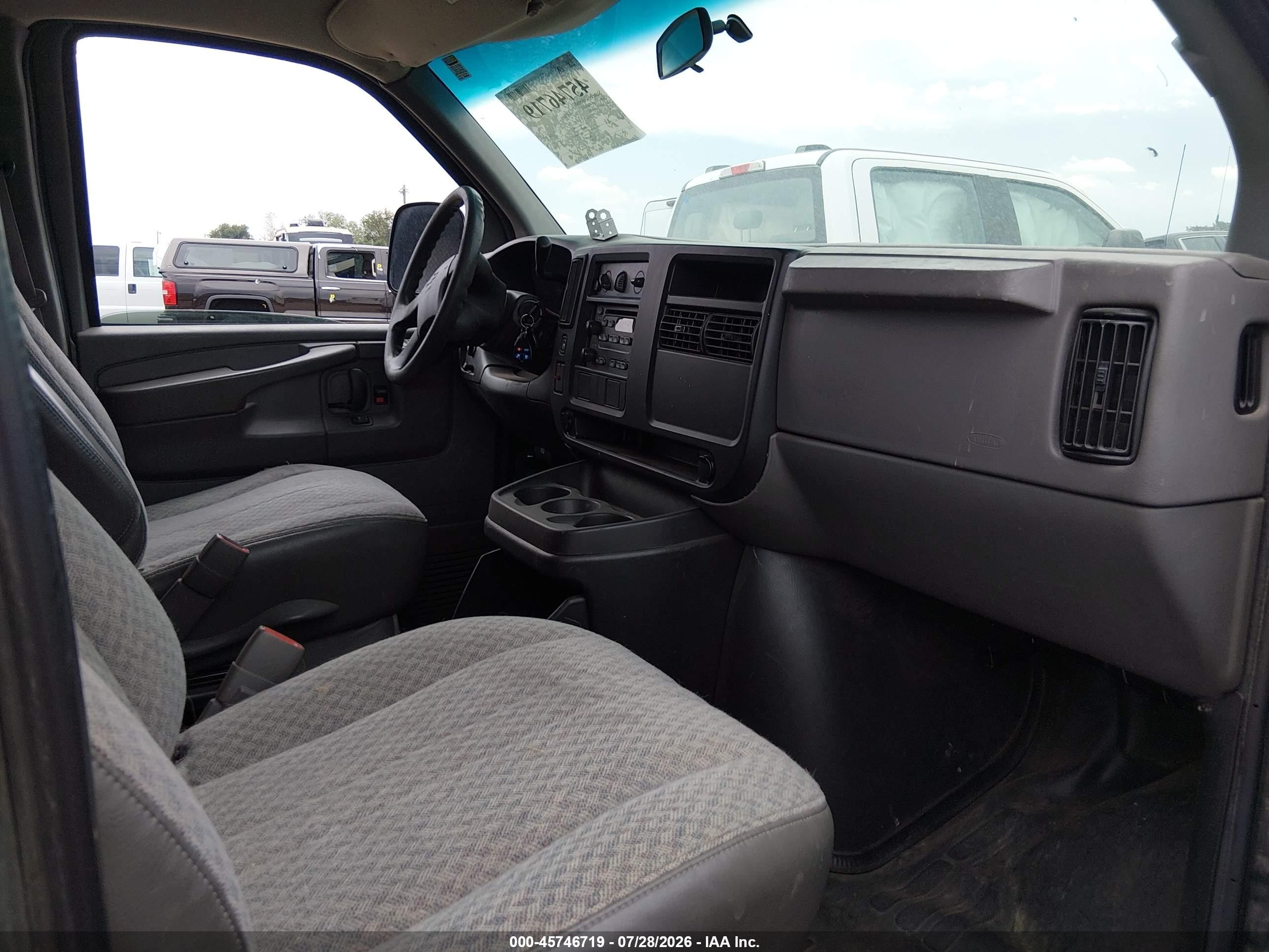 2005 Chevrolet Express Black vin: 1GCFH15T851225392