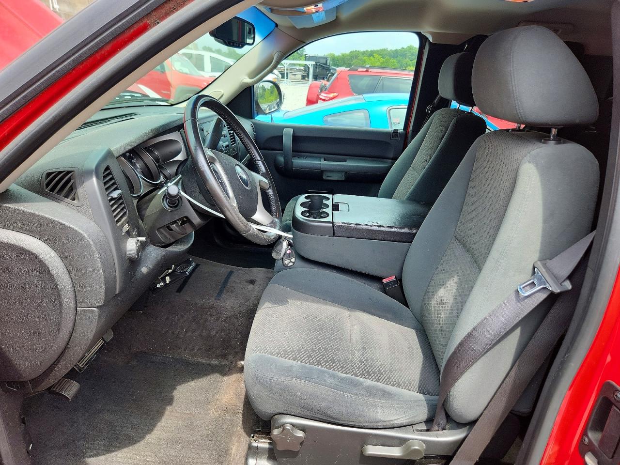 2007 Chevrolet Silverado K1500 Red vin: 1GCFK19Y57Z635580