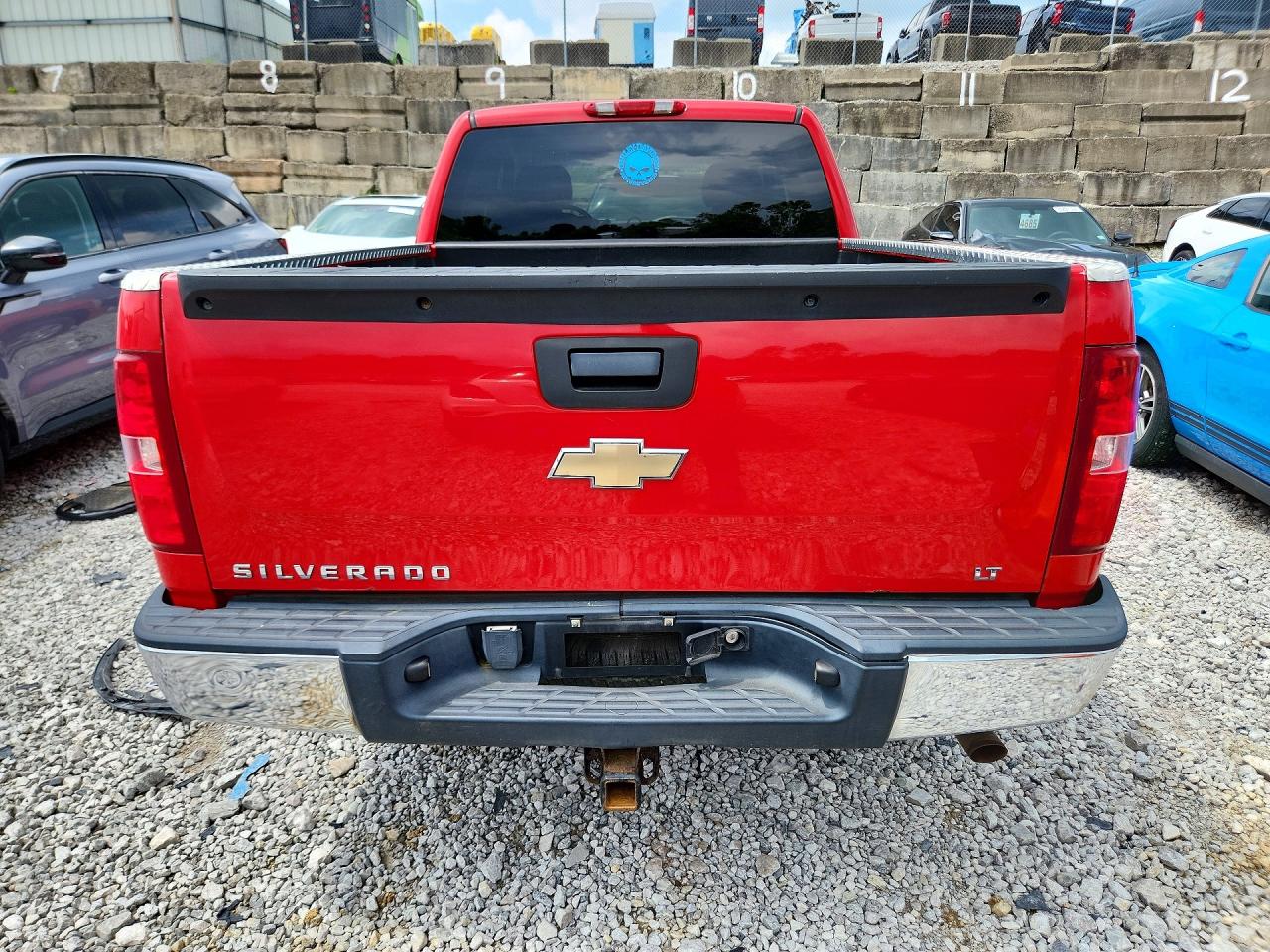 2007 Chevrolet Silverado K1500 Red vin: 1GCFK19Y57Z635580