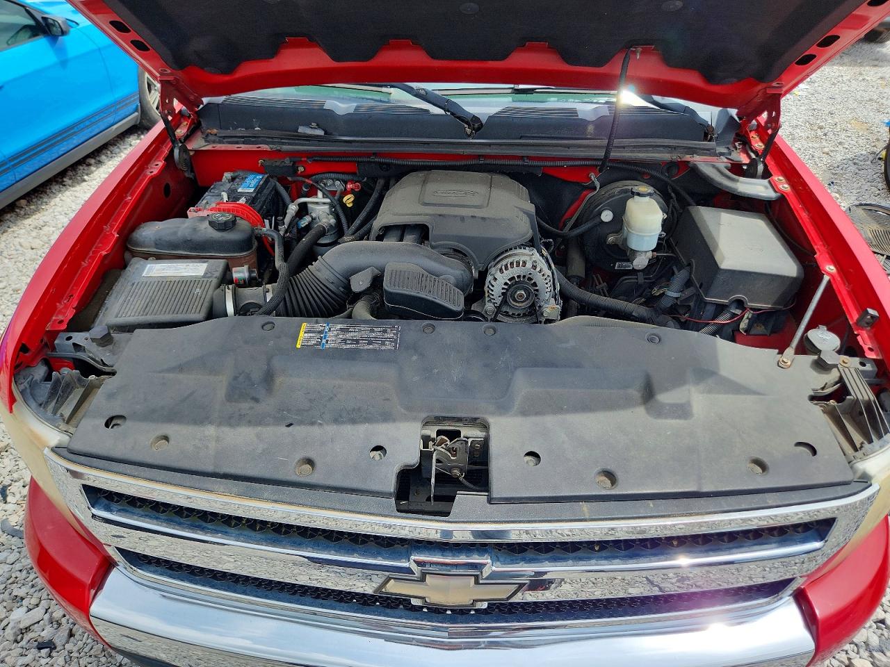 2007 Chevrolet Silverado K1500 Red vin: 1GCFK19Y57Z635580