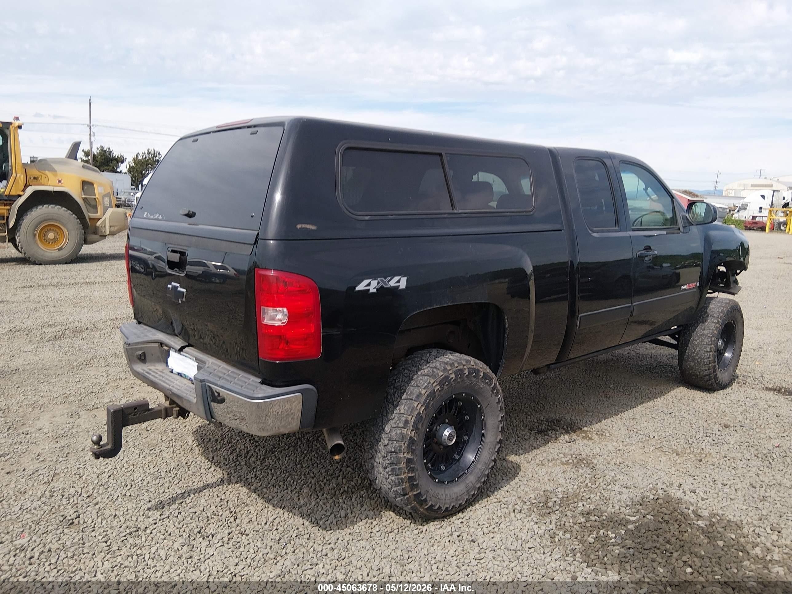 2007 Chevrolet Silverado 1500 Ltz Black vin: 1GCFK19YX7Z578244