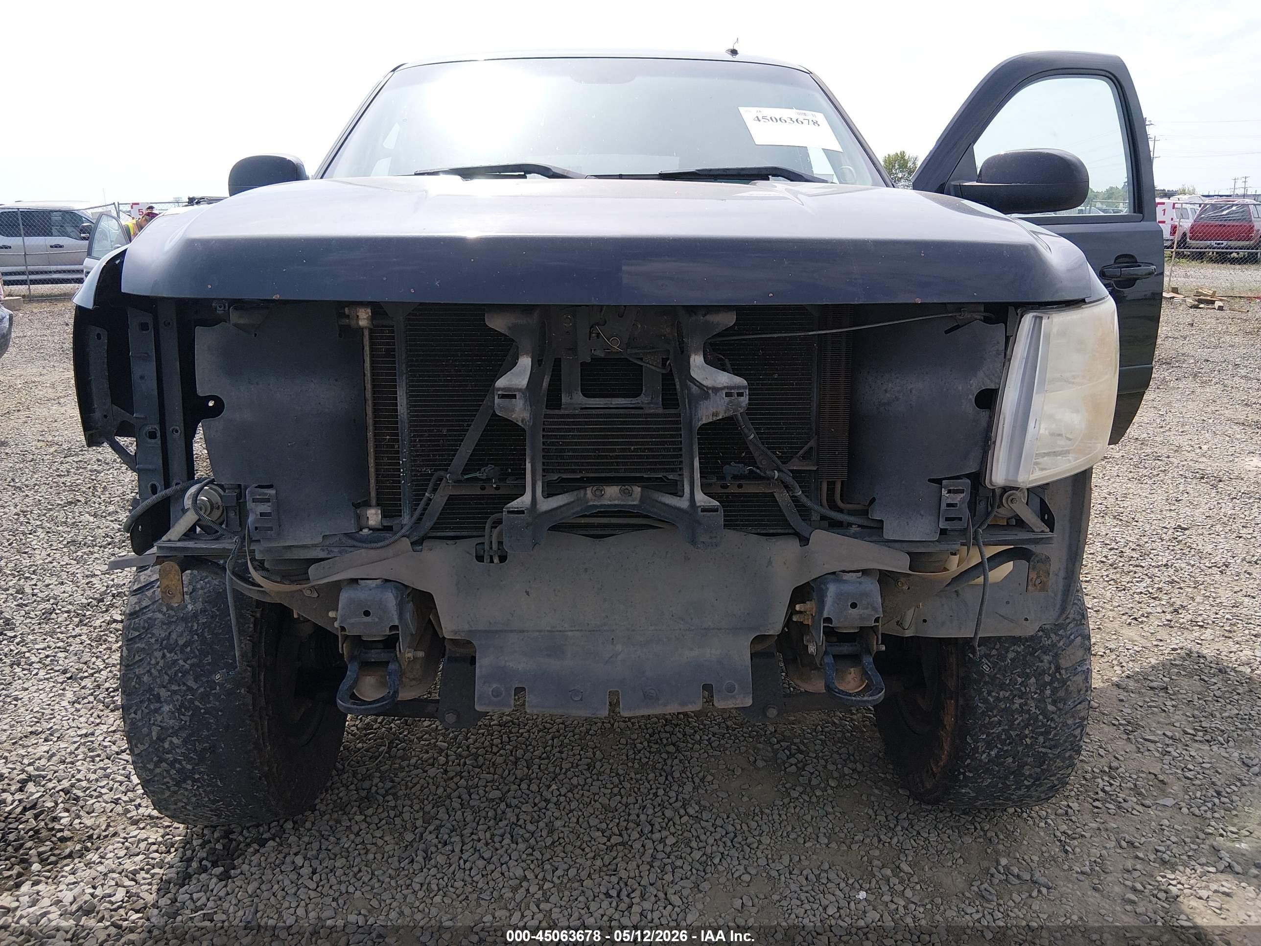 2007 Chevrolet Silverado 1500 Ltz Black vin: 1GCFK19YX7Z578244