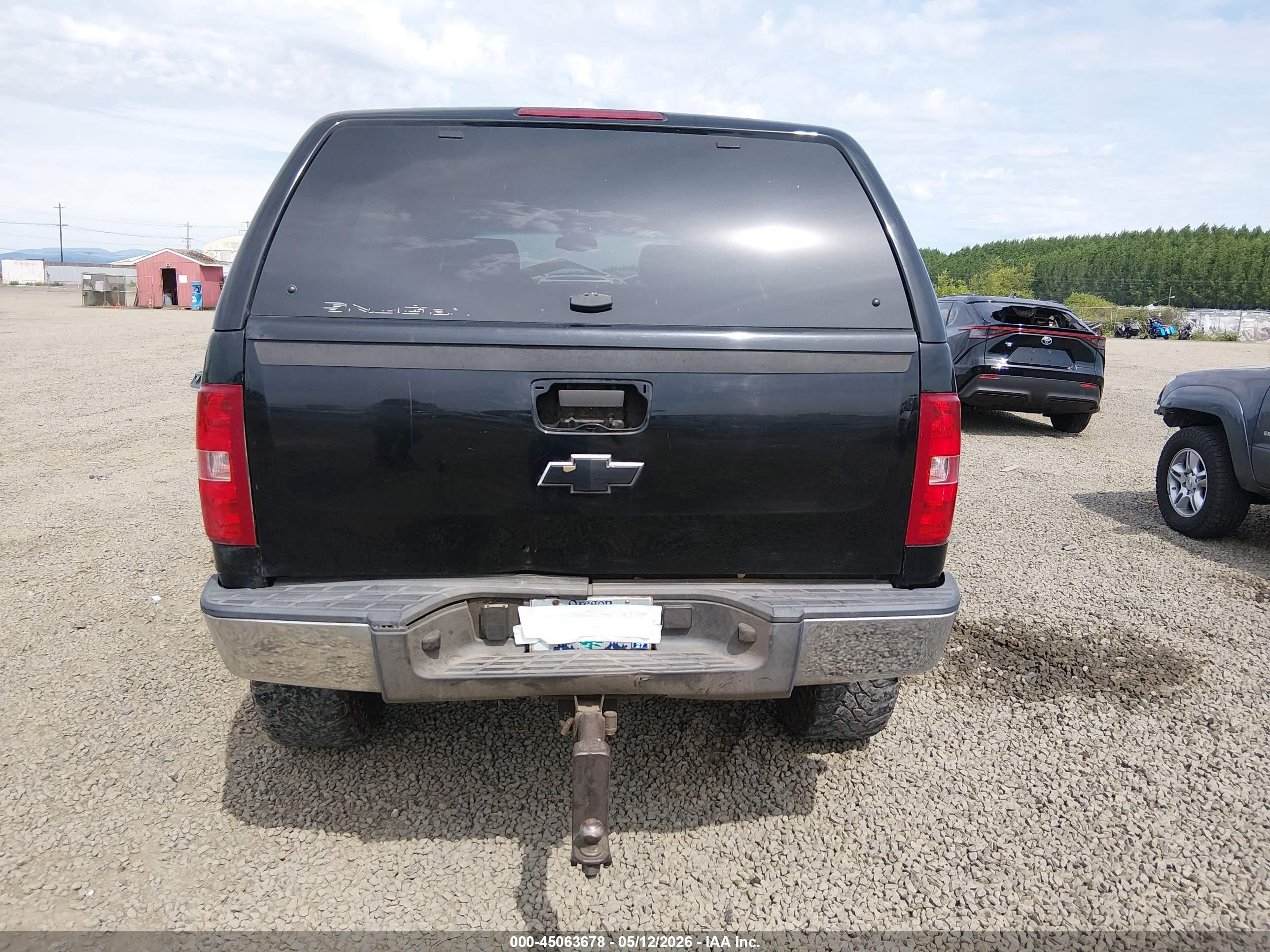 2007 Chevrolet Silverado 1500 Ltz Black vin: 1GCFK19YX7Z578244