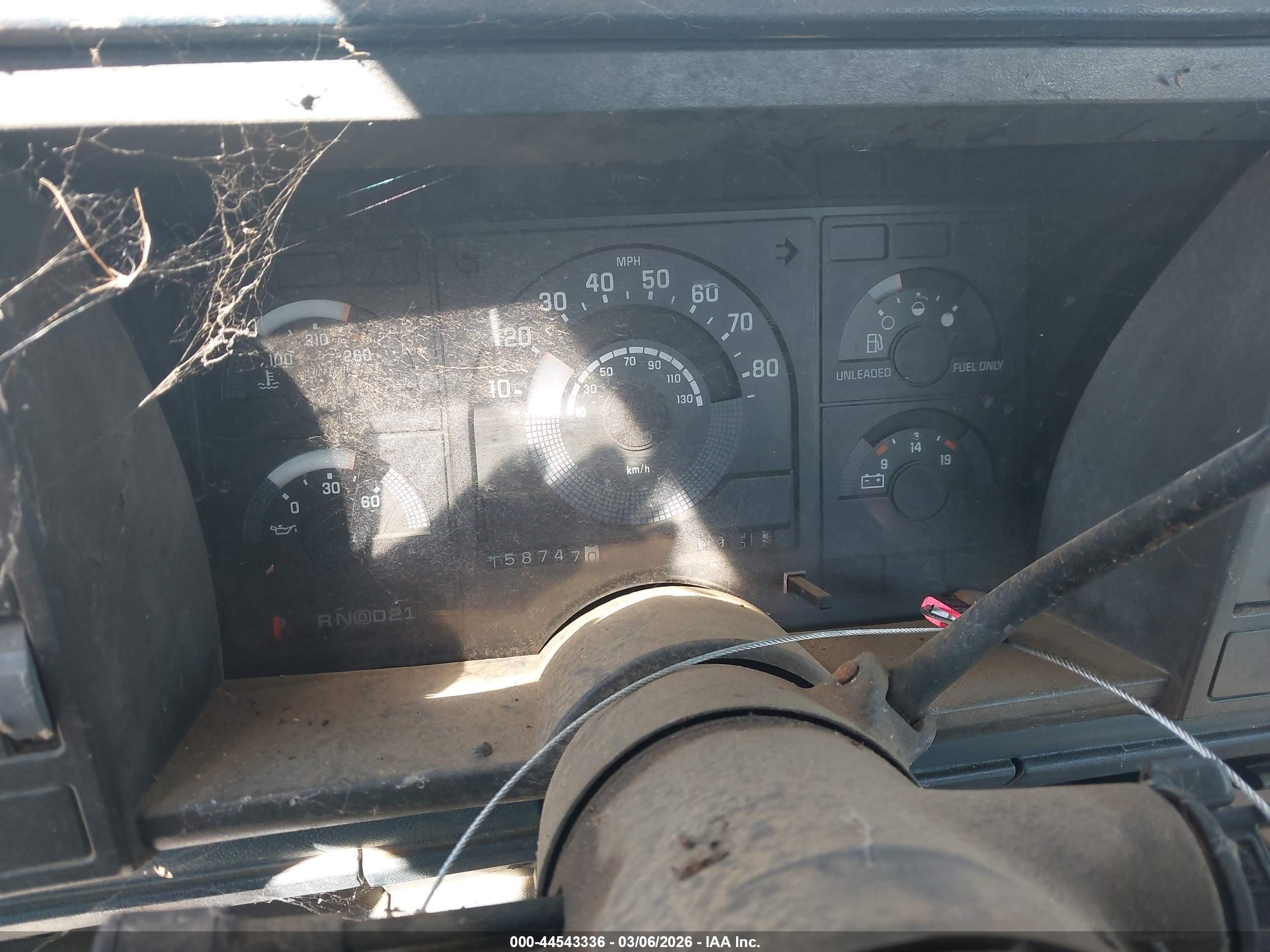 1991 Chevrolet Gmt-400 K2500 Синий vin: 1GCFK24K4MZ155454