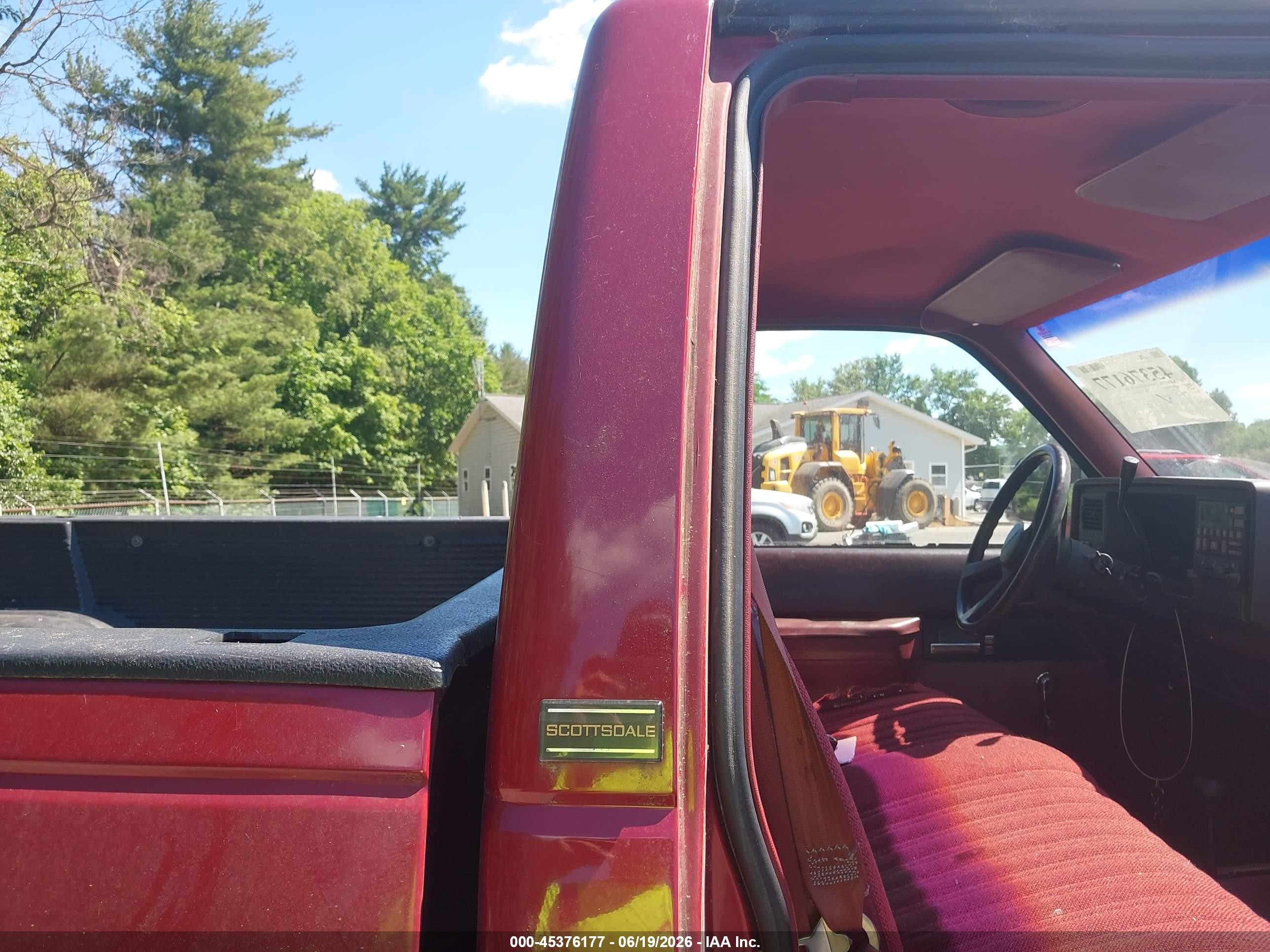 1991 Chevrolet Gmt-400 K2500 Red vin: 1GCFK24K5ME164283